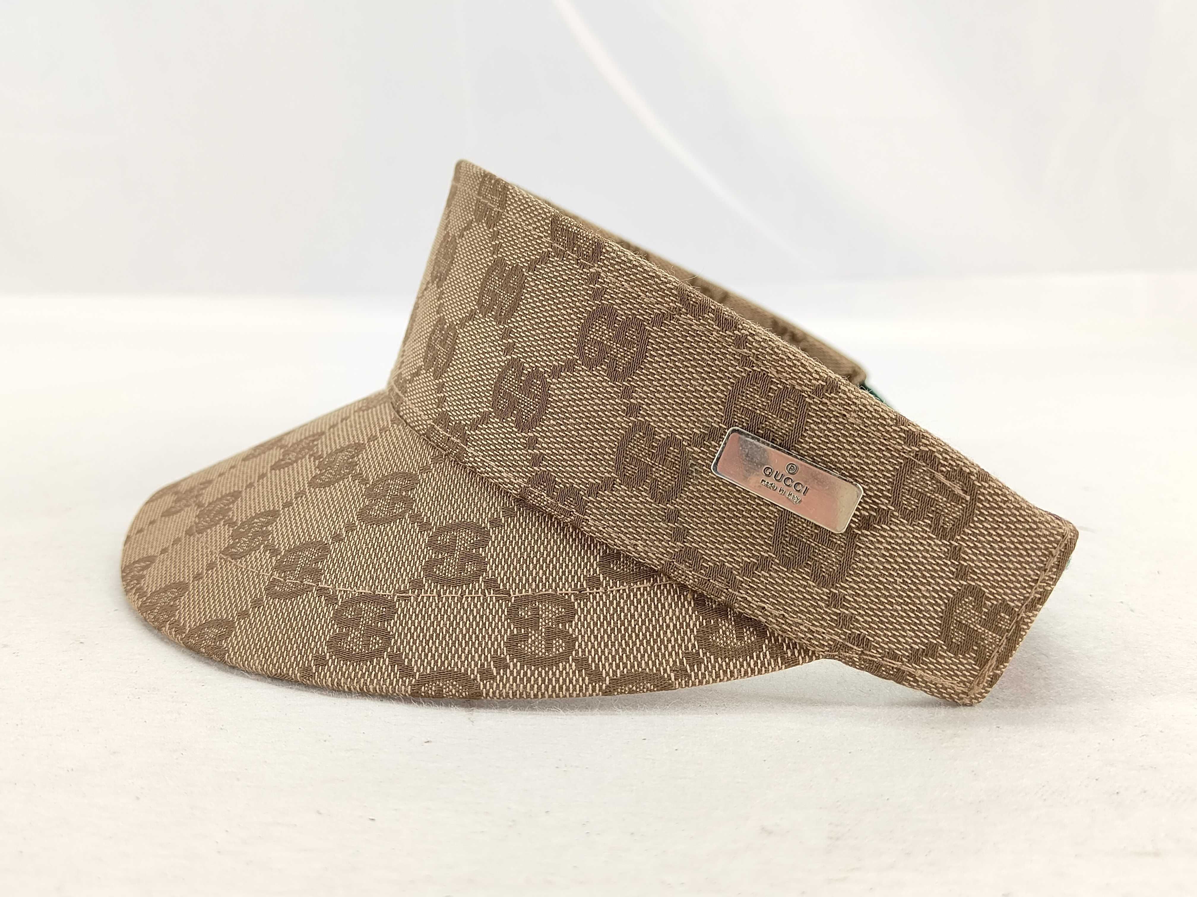 GG Canvas Sun Visor, Sherry Line, and other accessories. — view 2