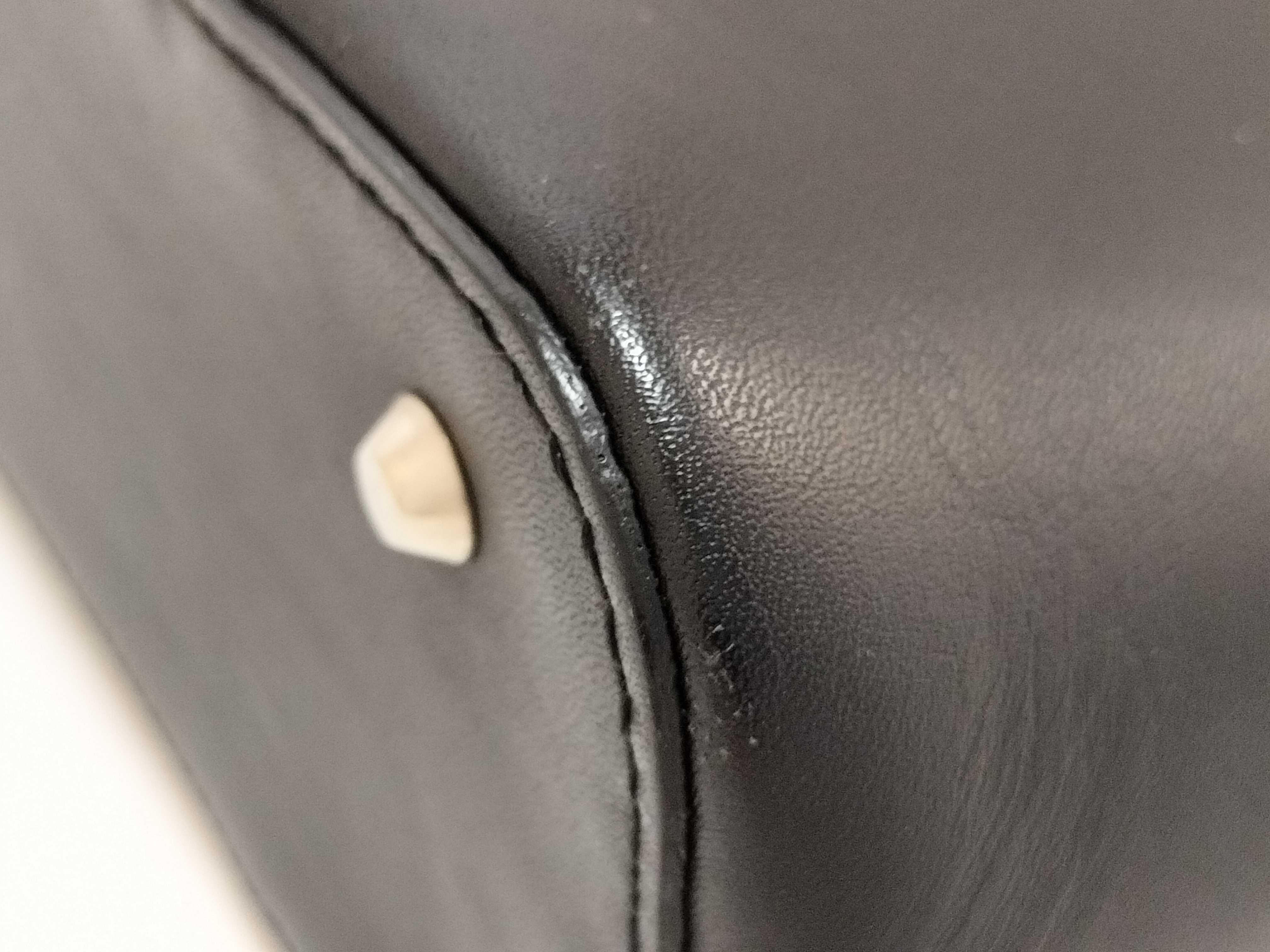 Nova Check Handbag, Black — view 7