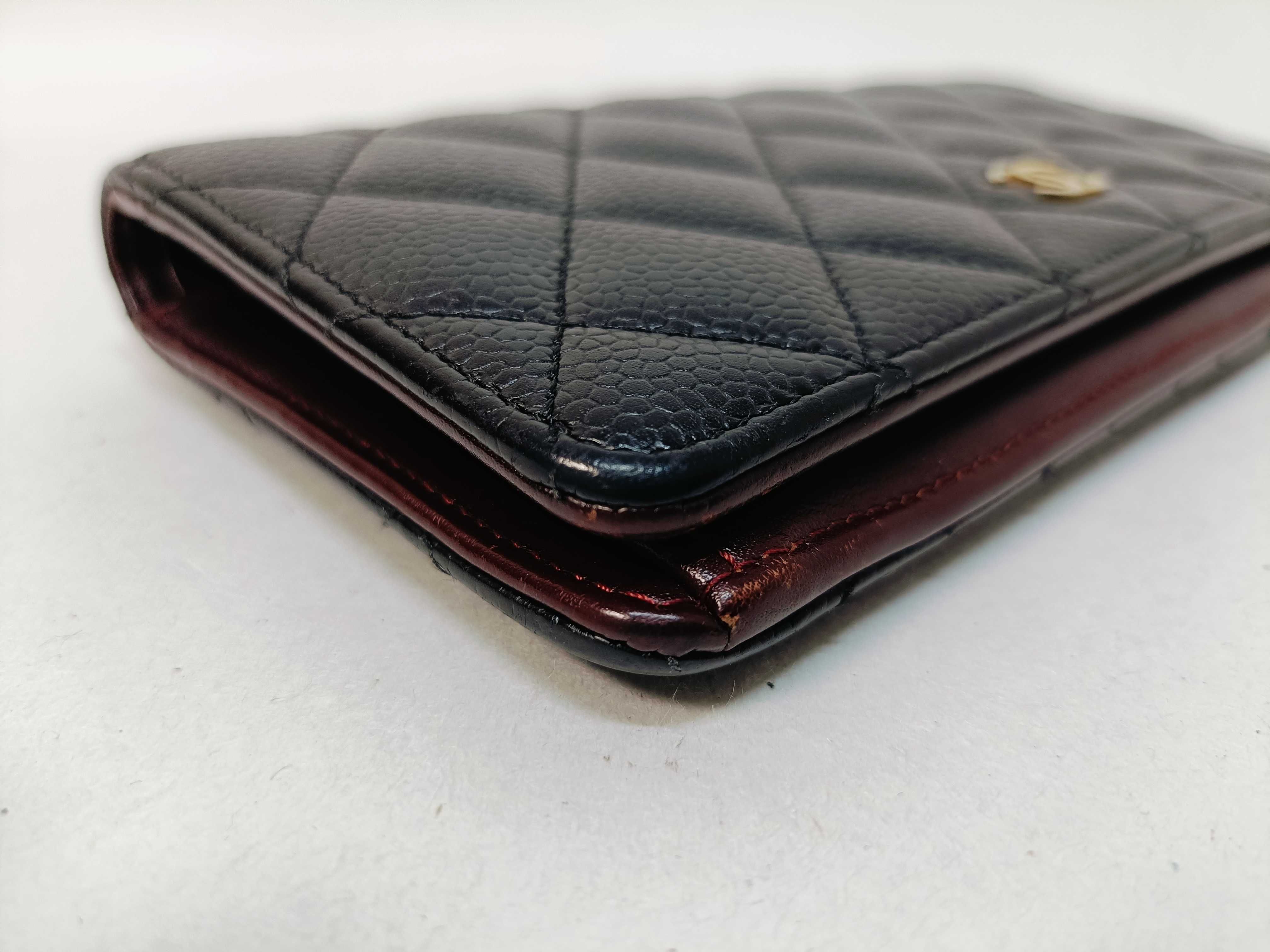 Caviar Skin Matelassé Bi-fold Wallet — view 3