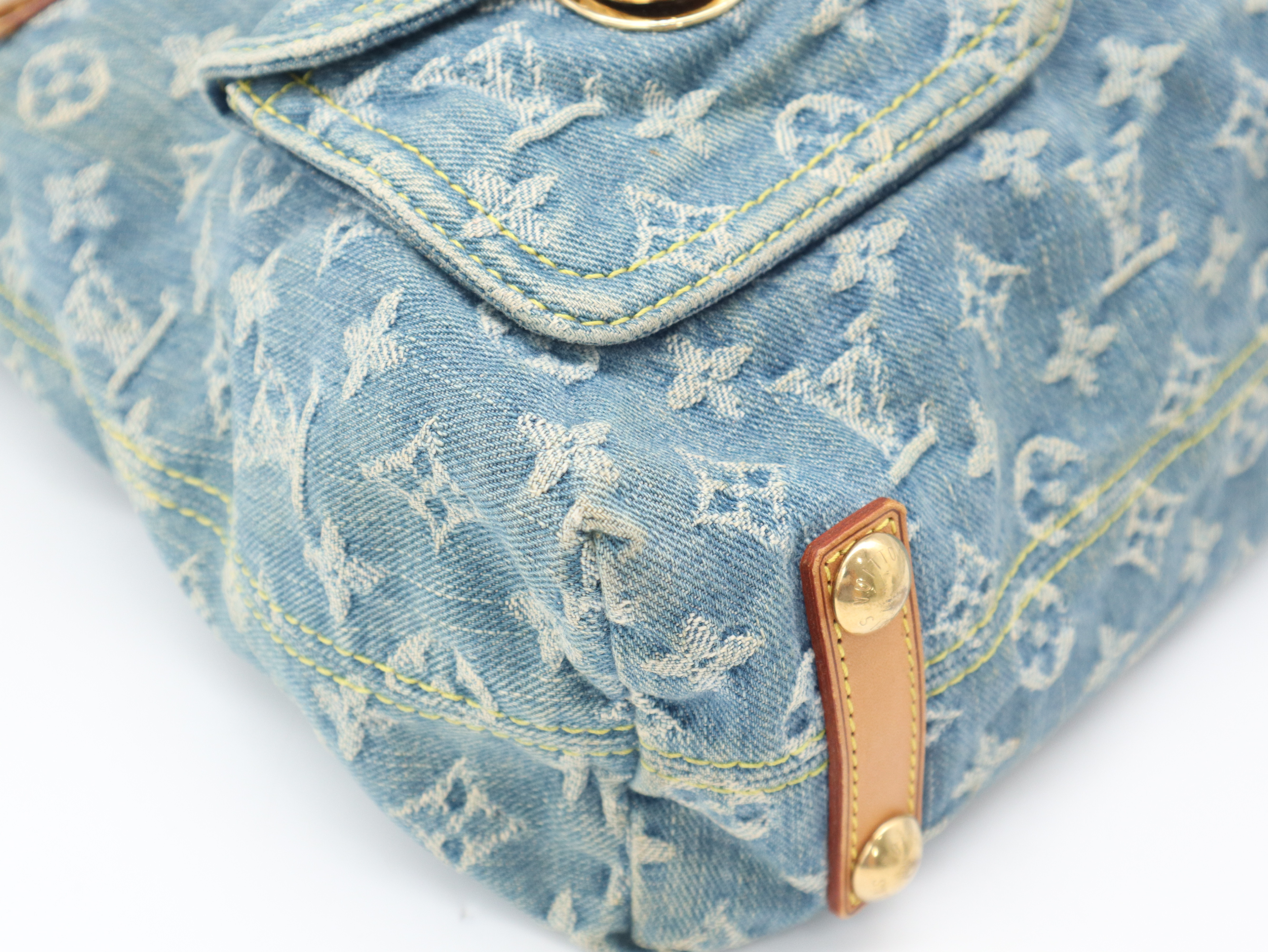 M95048 Monogram Denim Baggy GM Shoulder Bag — view 9