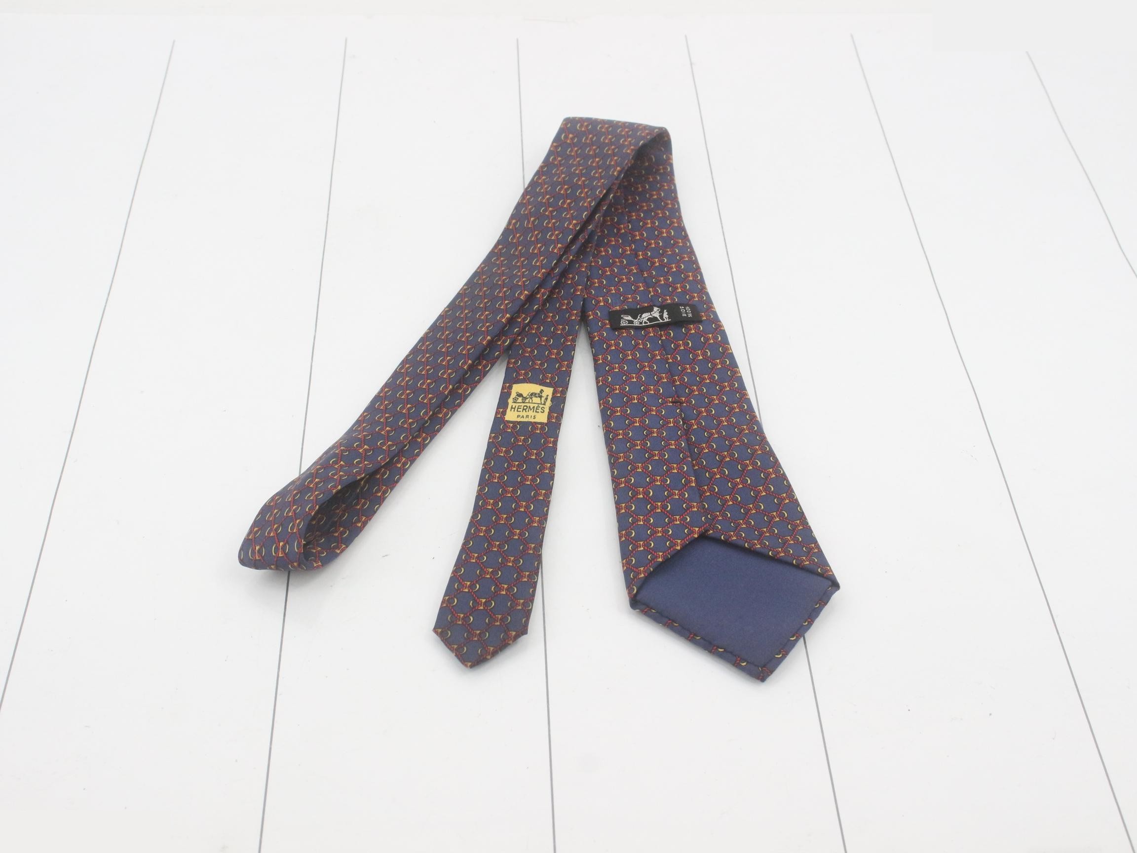 Necktie with tag — view 2