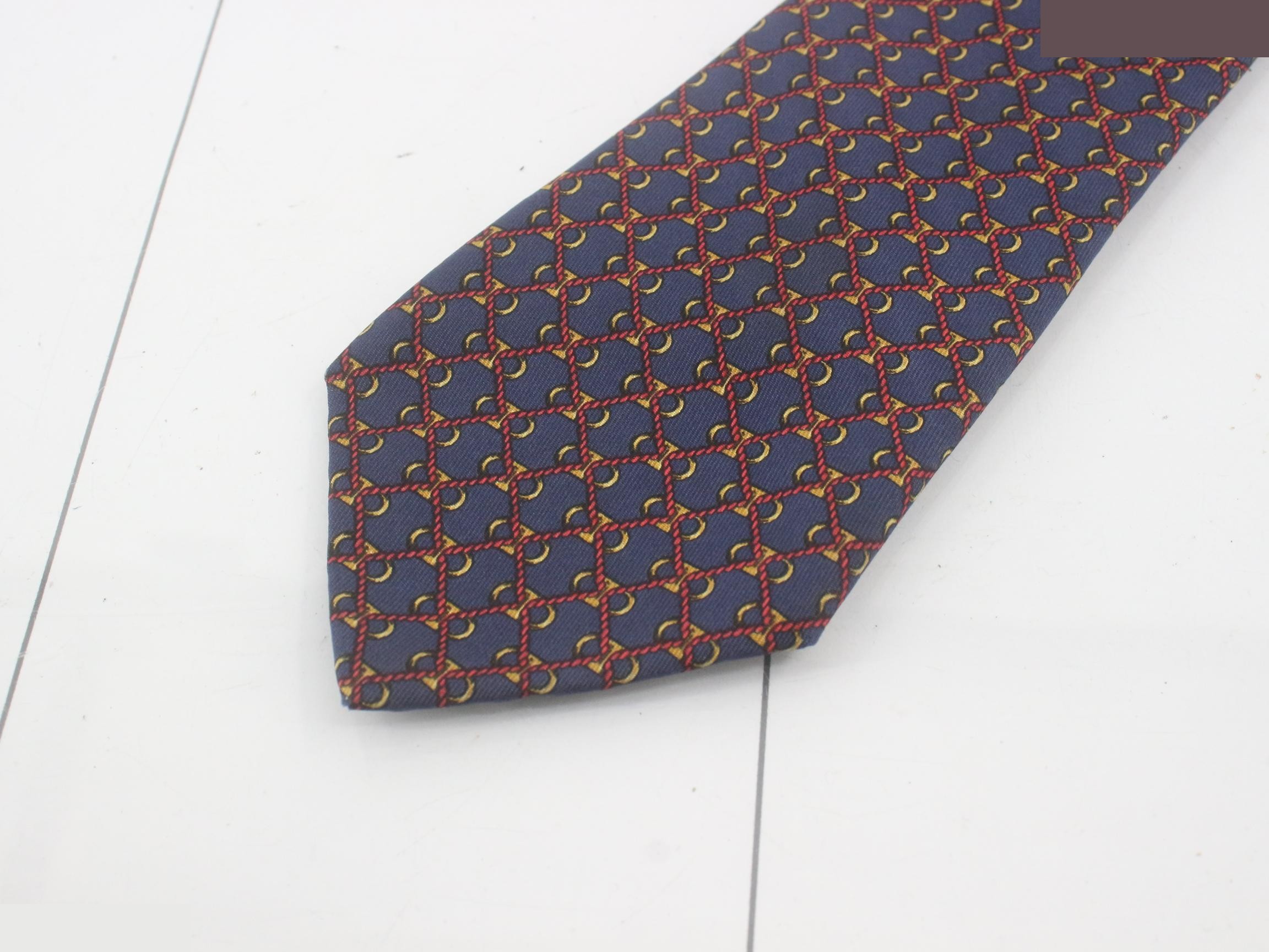 Necktie with tag — view 3