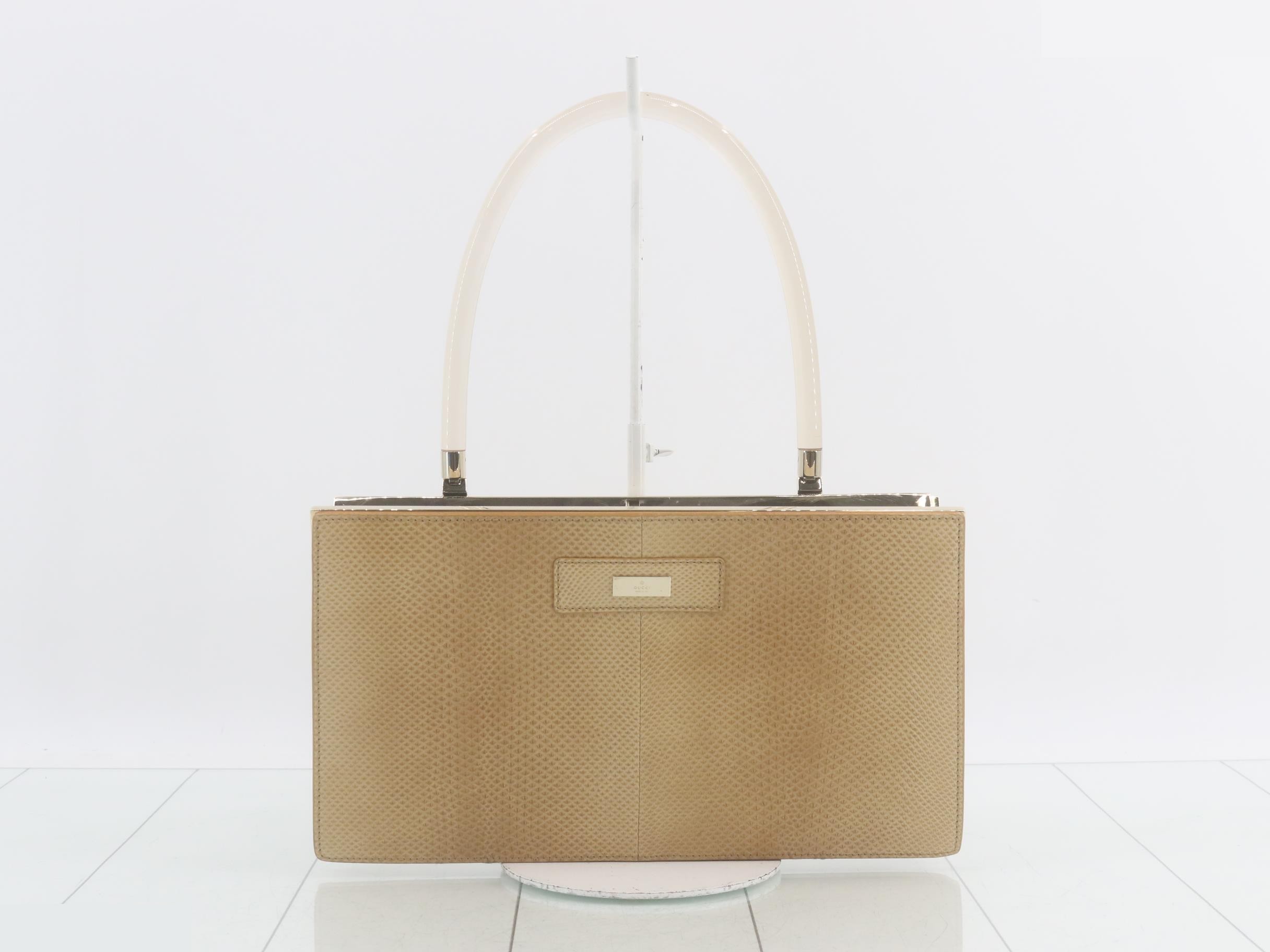 Lizard Handle Handbag
