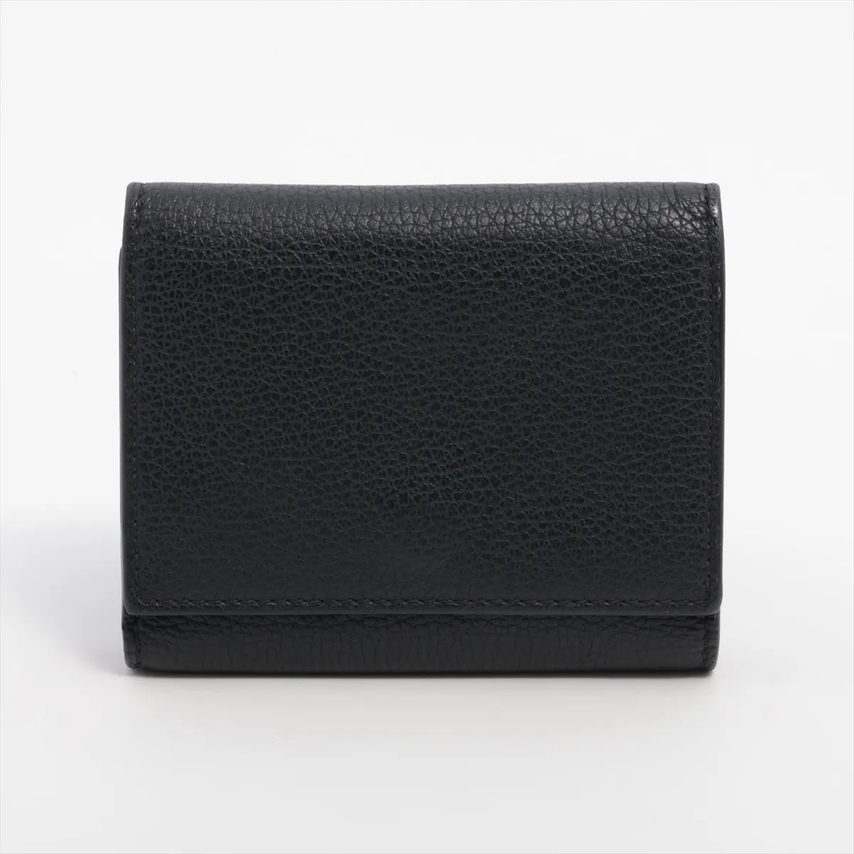 GG Marmont 731694 Leather Compact Wallet Black — view 2