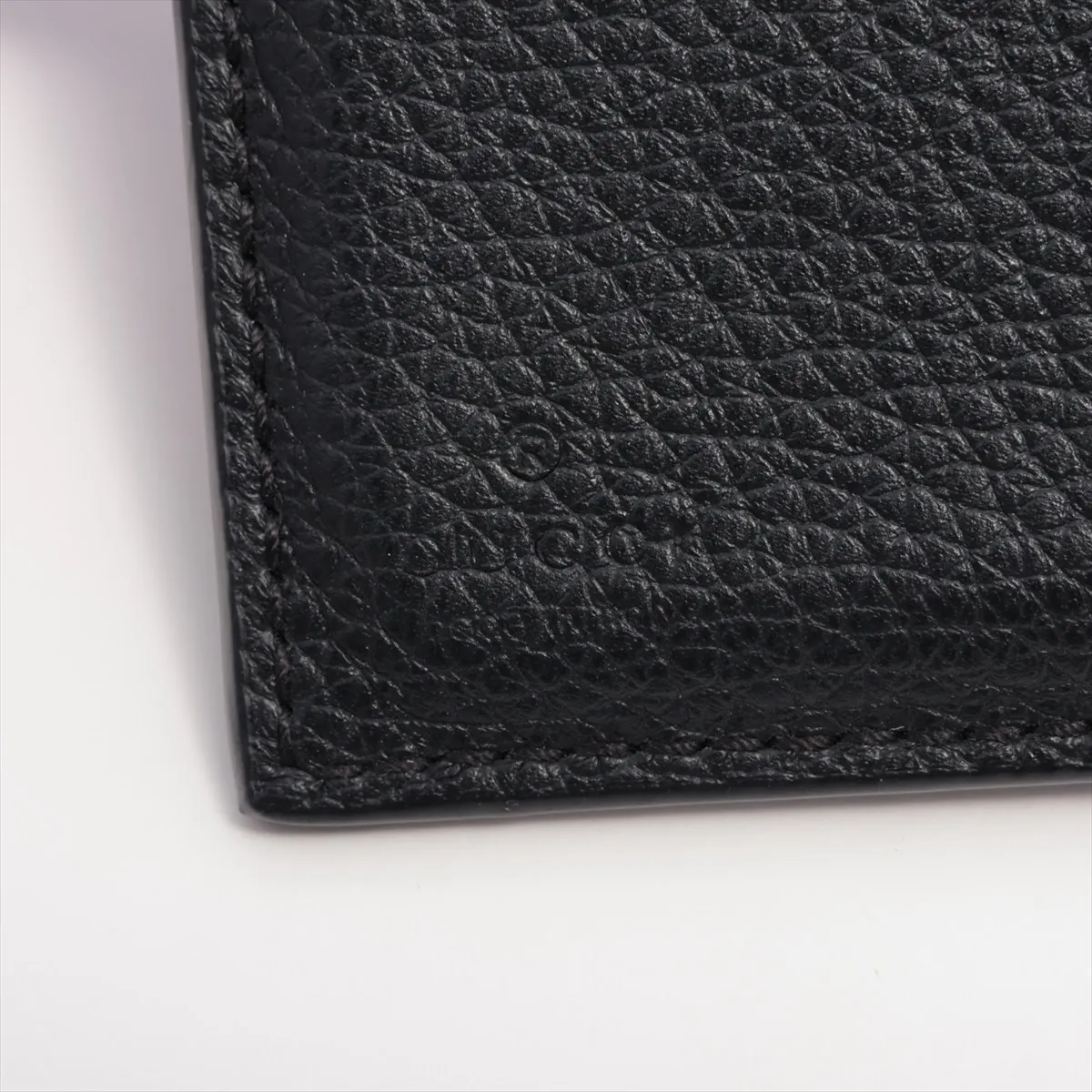 GG Marmont 731694 Leather Compact Wallet Black — view 8
