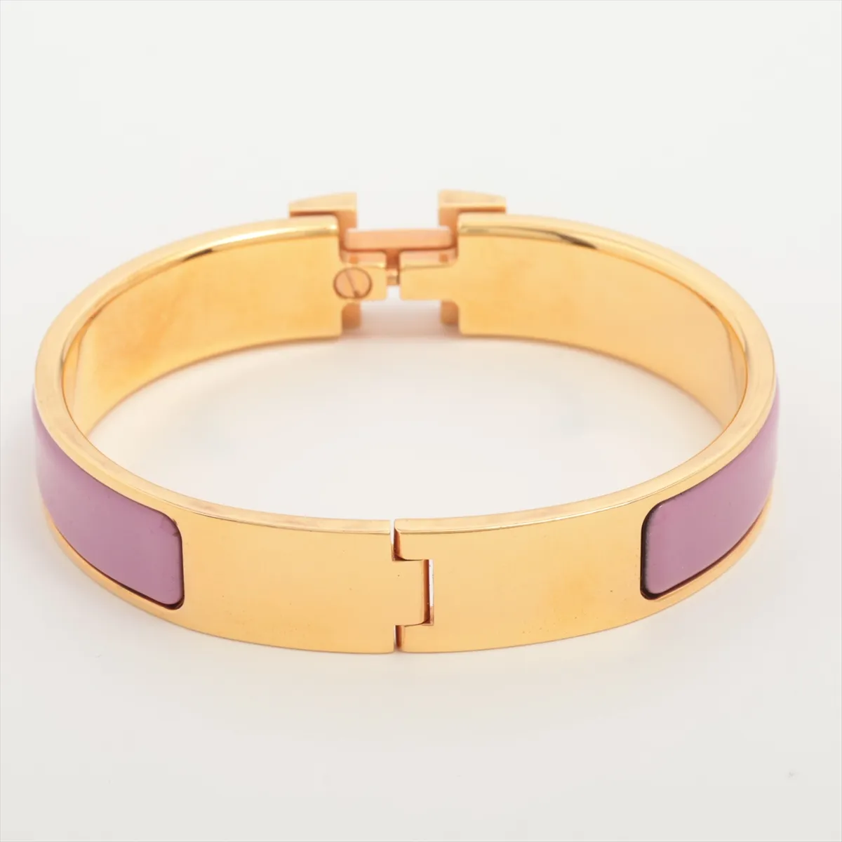 Click H Bangle Fan ST0148 Bangle GP Gold x Purple — view 2