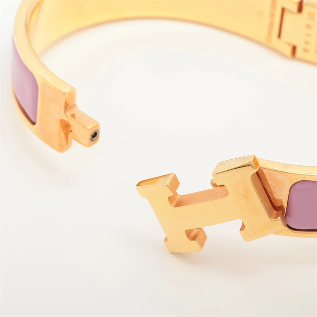 Click H Bangle Fan ST0148 Bangle GP Gold x Purple — view 5