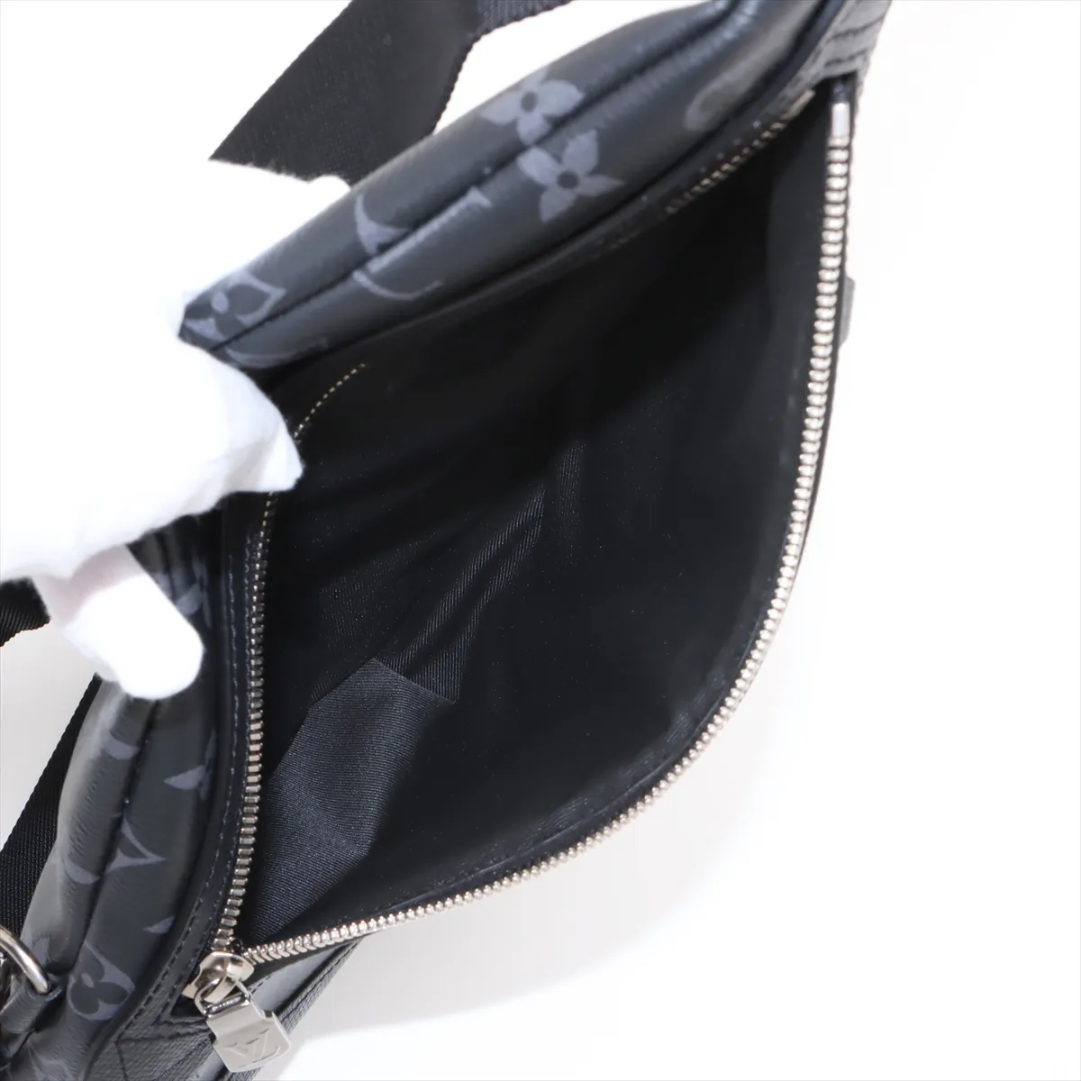 Monogram Eclipse Duo Sling Bag M30936 Black RFID Reactive — view 8