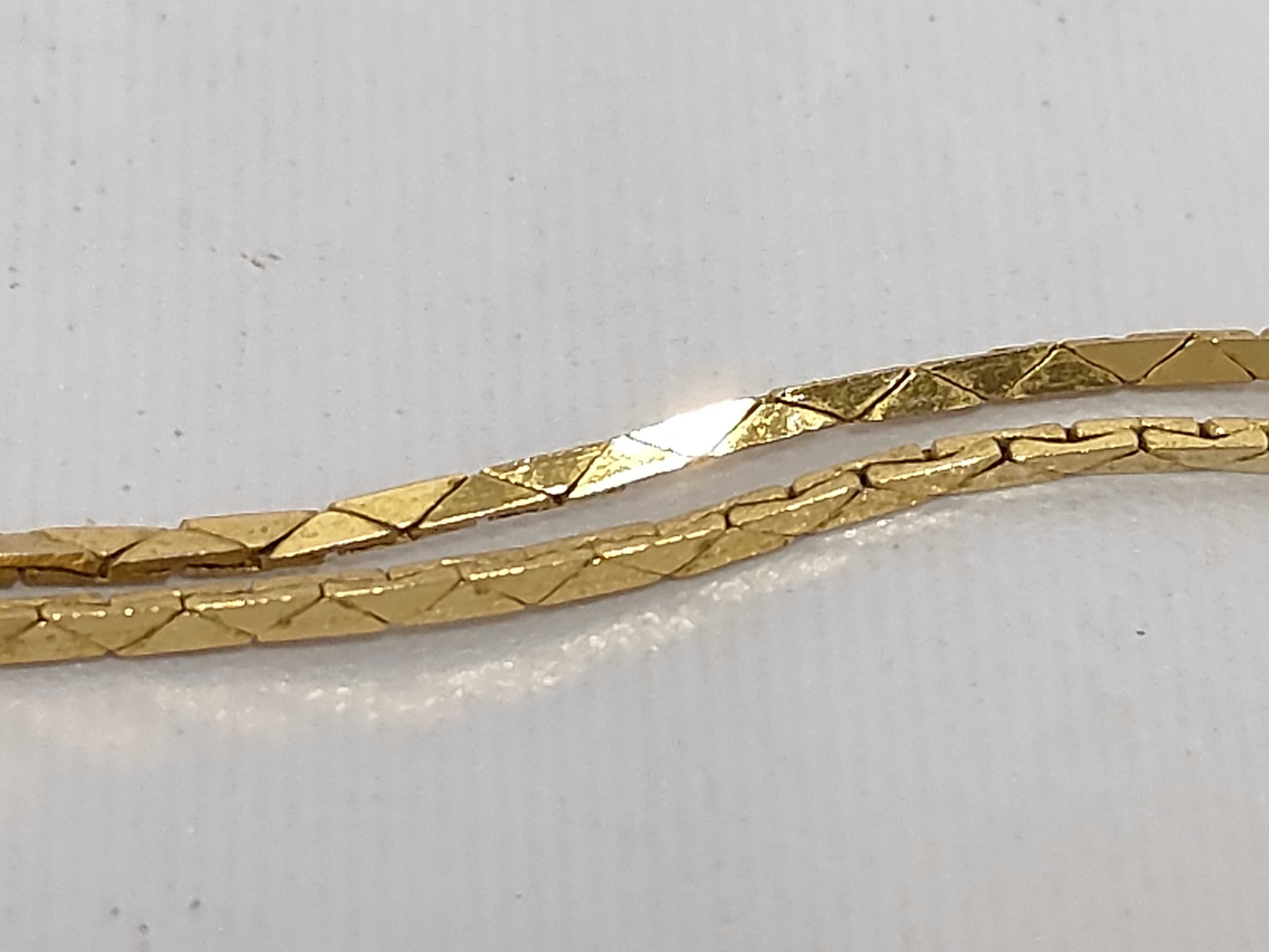 Rhinestone Vintage Gold Necklace — view 5
