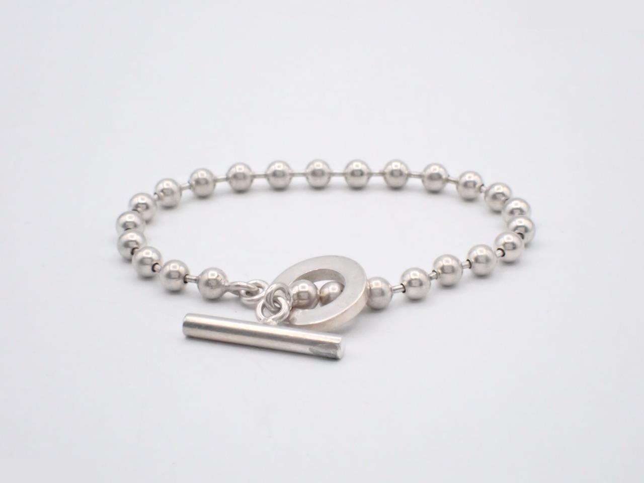 Ball chain, sterling silver (925), 16.6g, wrist circumference approximately 18cm
