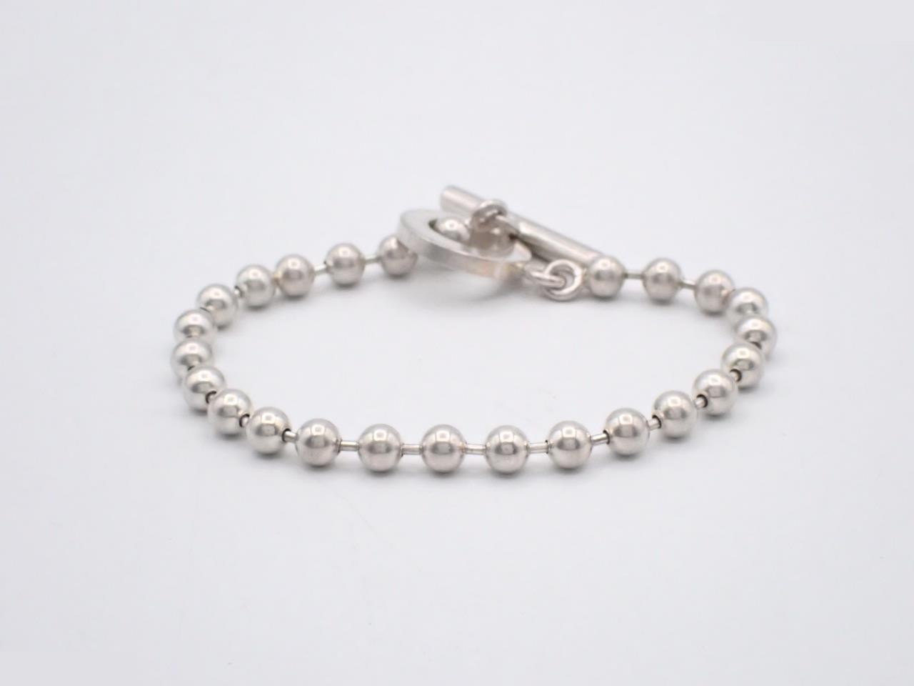 Ball chain, sterling silver (925), 16.6g, wrist circumference approximately 18cm — view 2