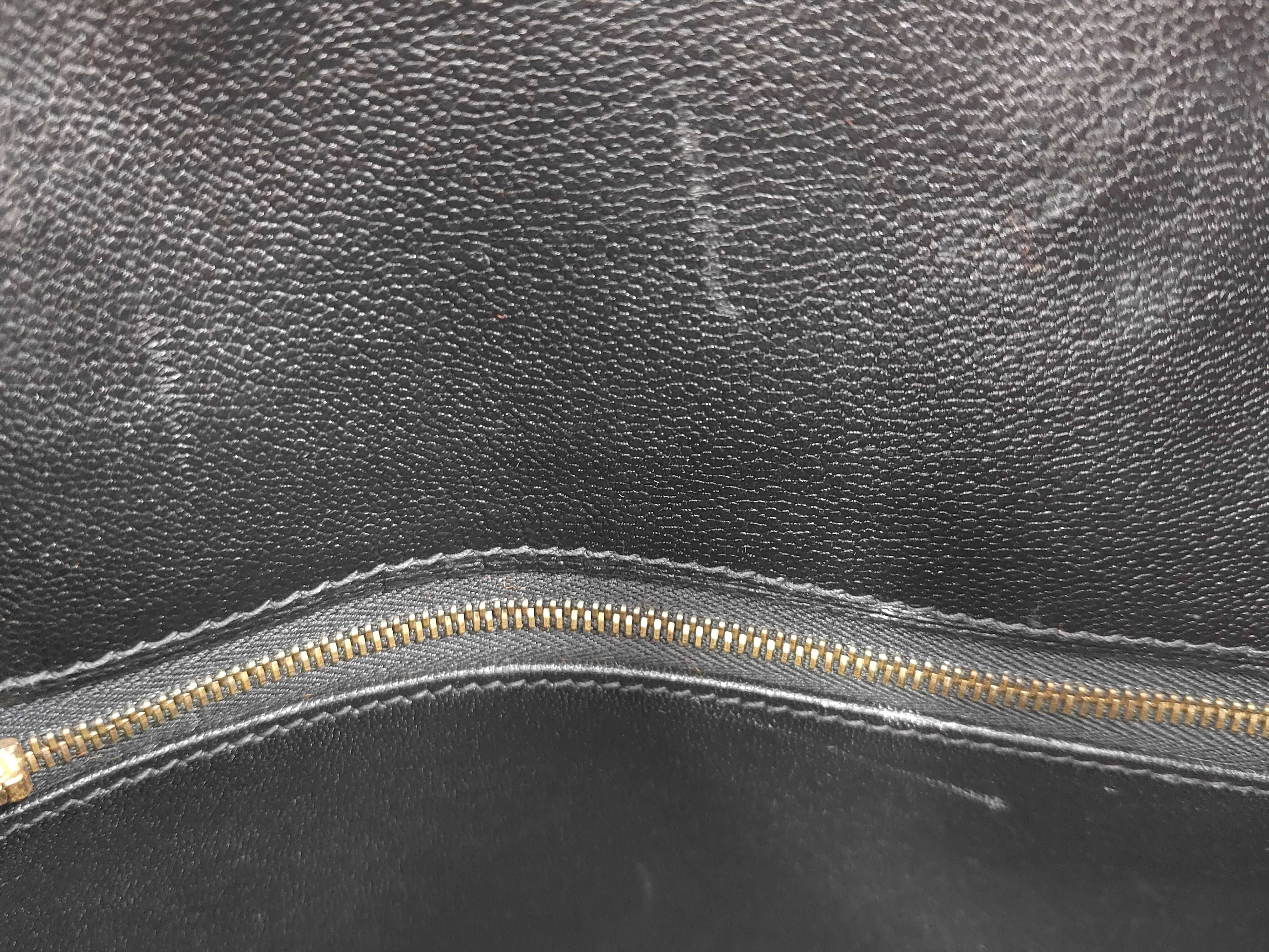 Birkin 30 Togo Leather, Gold Hardware, Black, G Stamp, 40cm Tote Bag — view 11