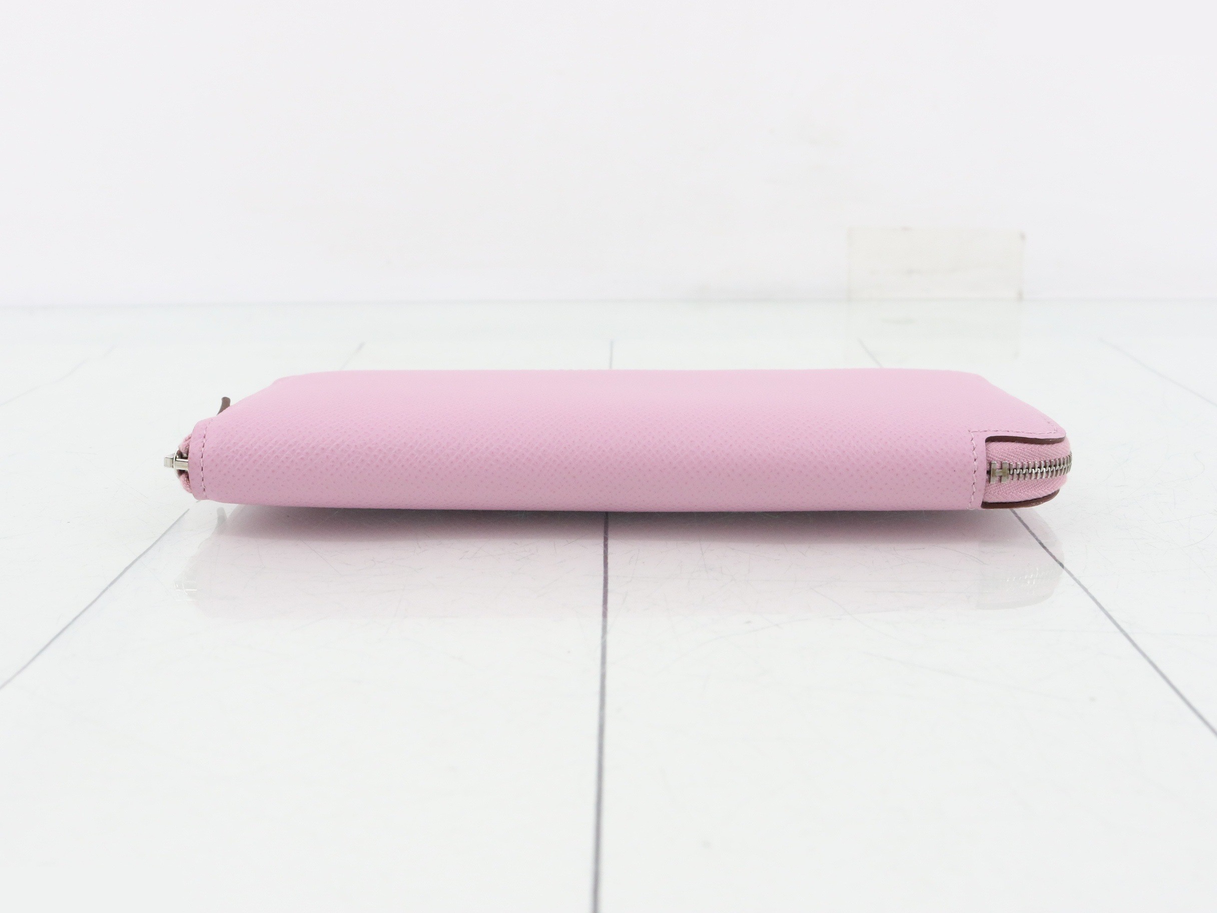 Azap Long Silk In Leather Round Zipper Long Wallet (D Stamp) — view 3