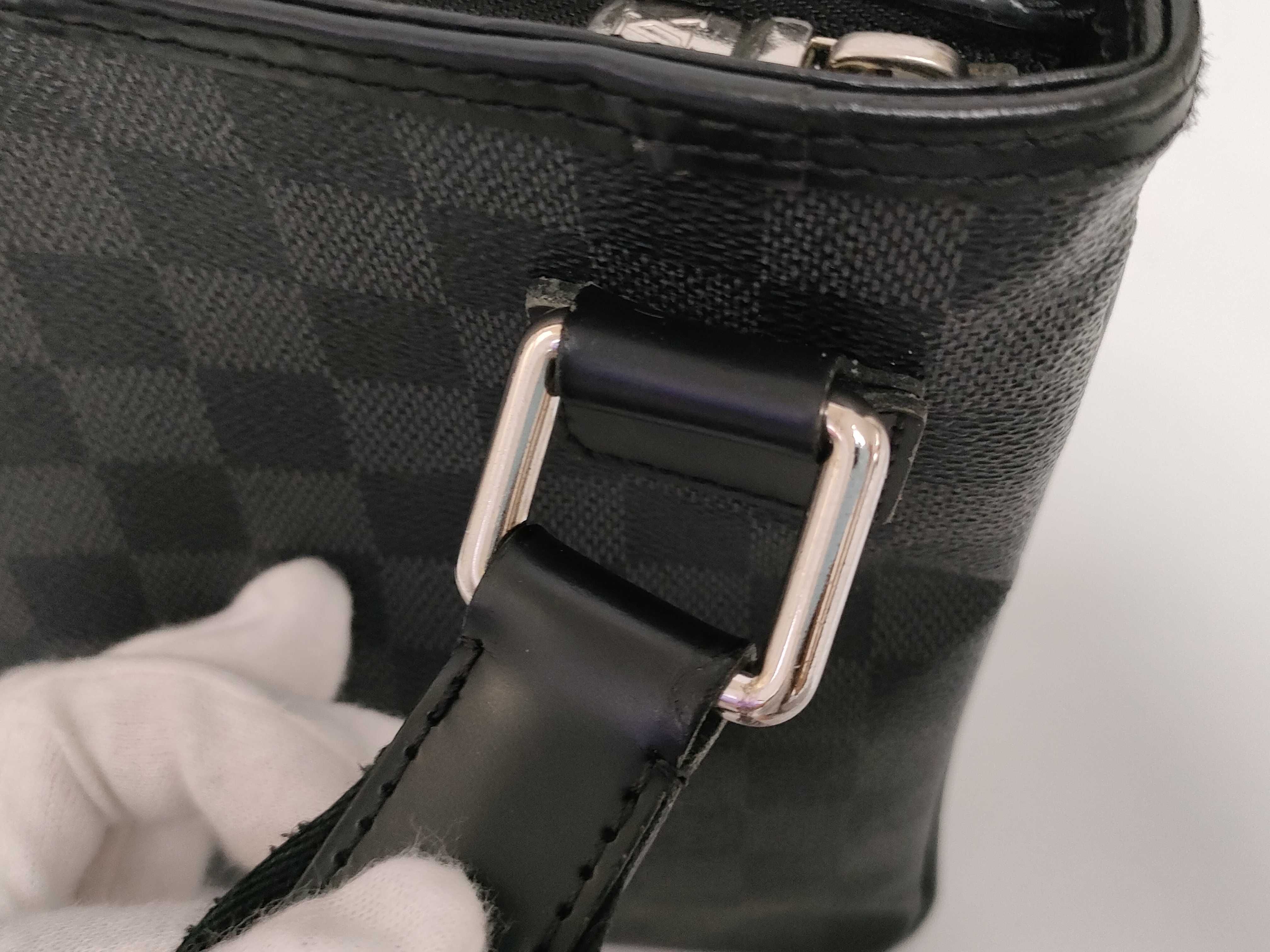 Damier Graphite Thomas Leather Shoulder Bag VI2181 — view 7