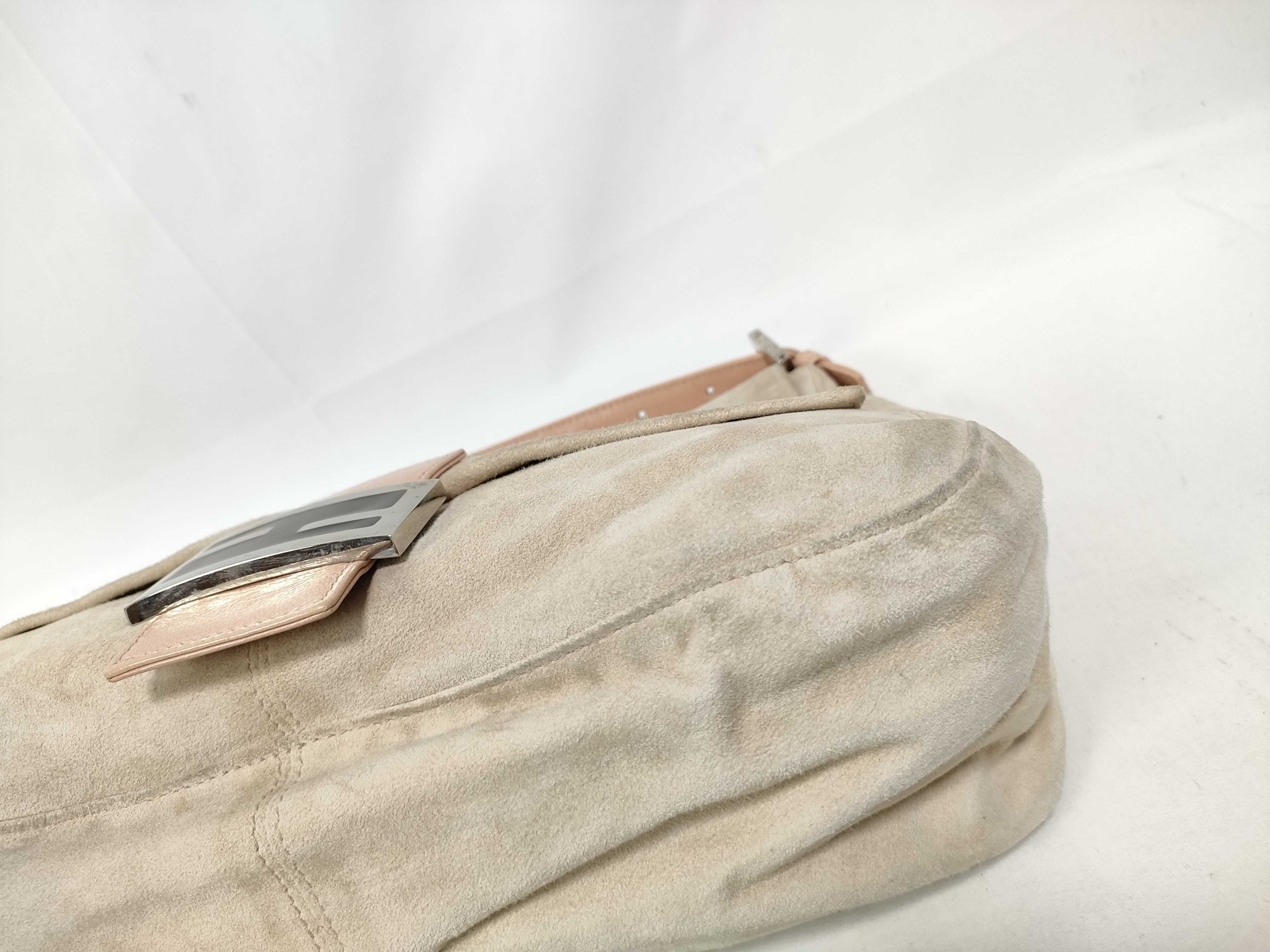 Mamma Bucket Suede Pink Shoulder Bag — view 4