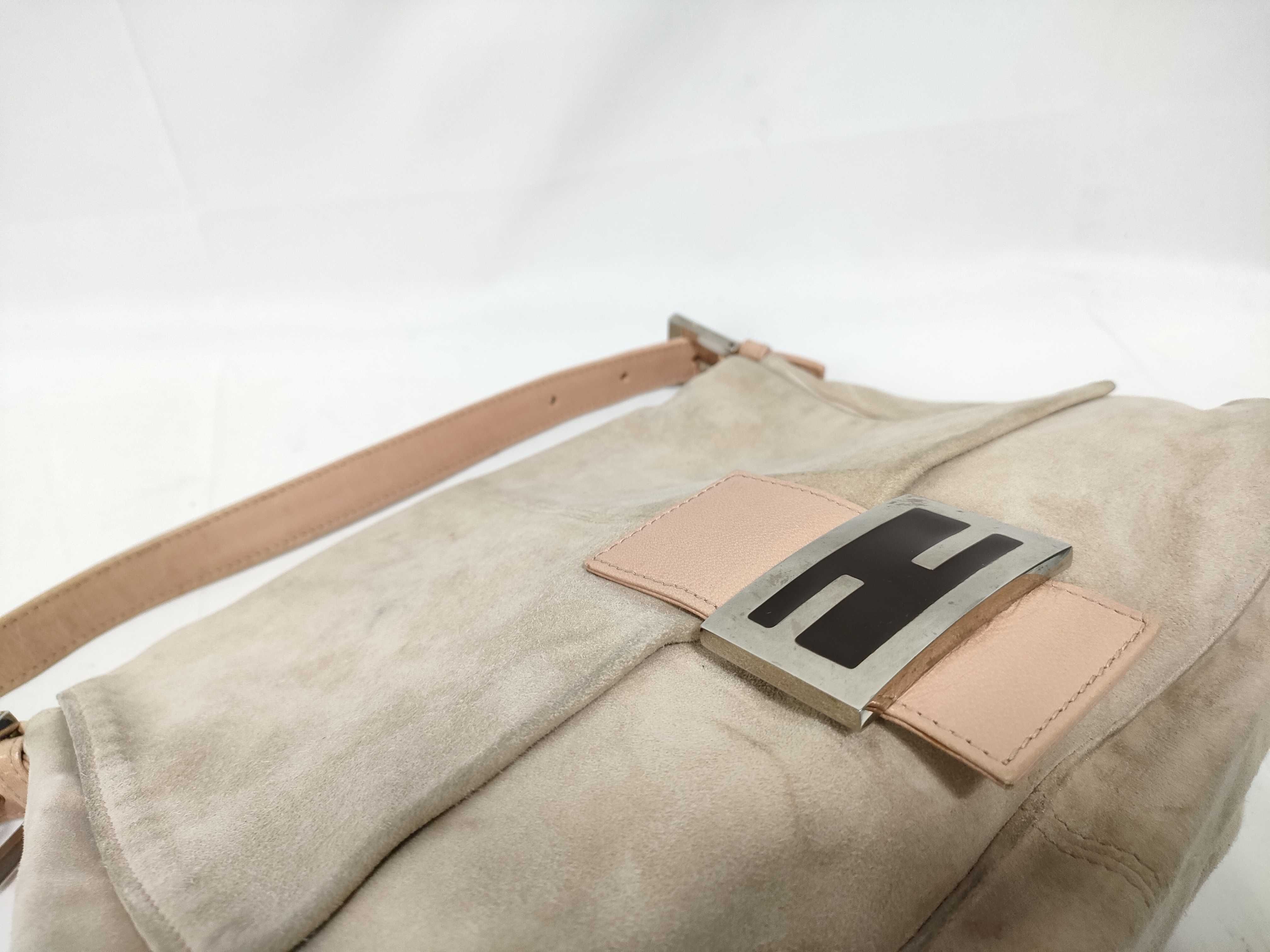 Mamma Bucket Suede Pink Shoulder Bag — view 6