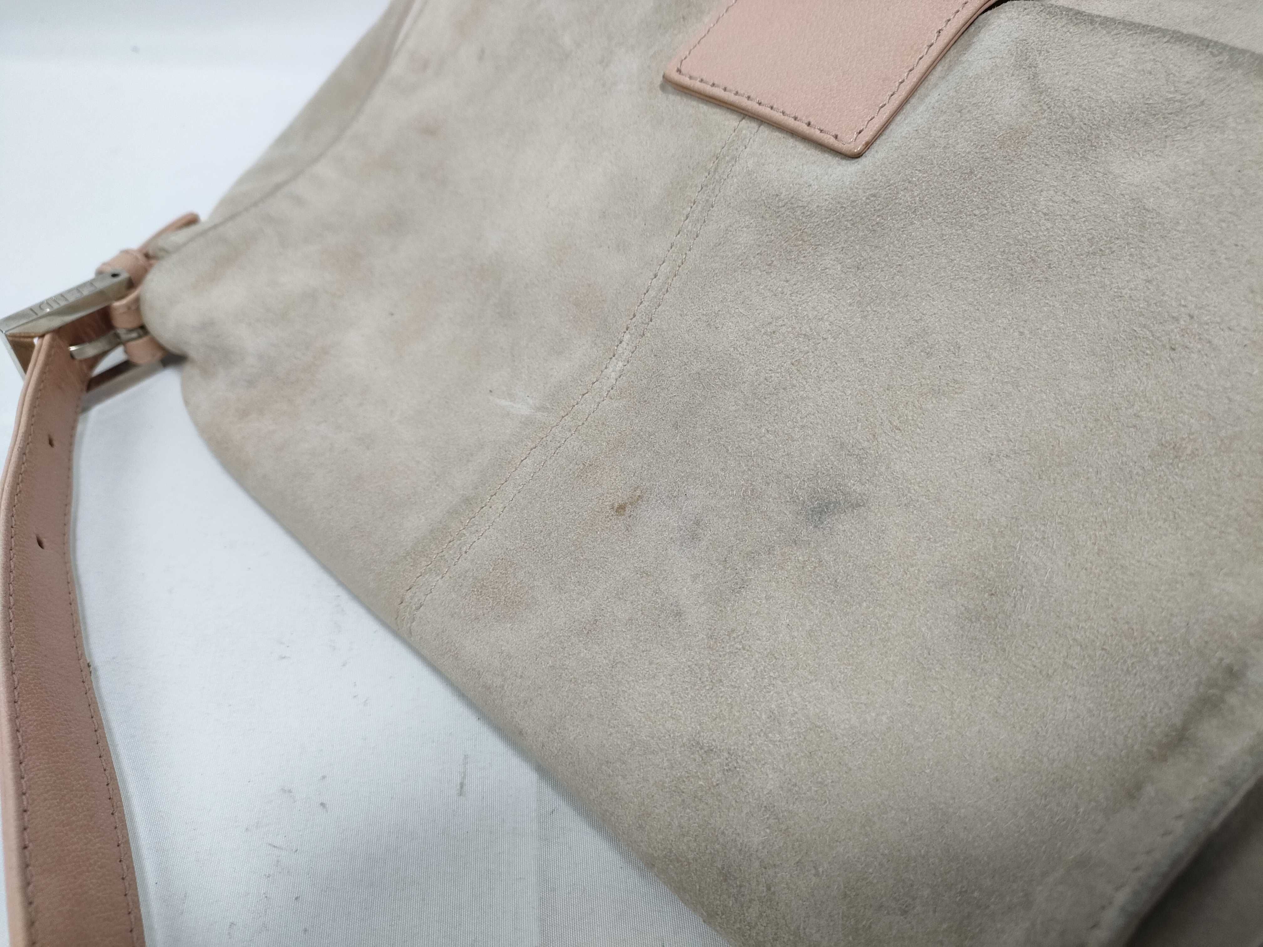 Mamma Bucket Suede Pink Shoulder Bag — view 8