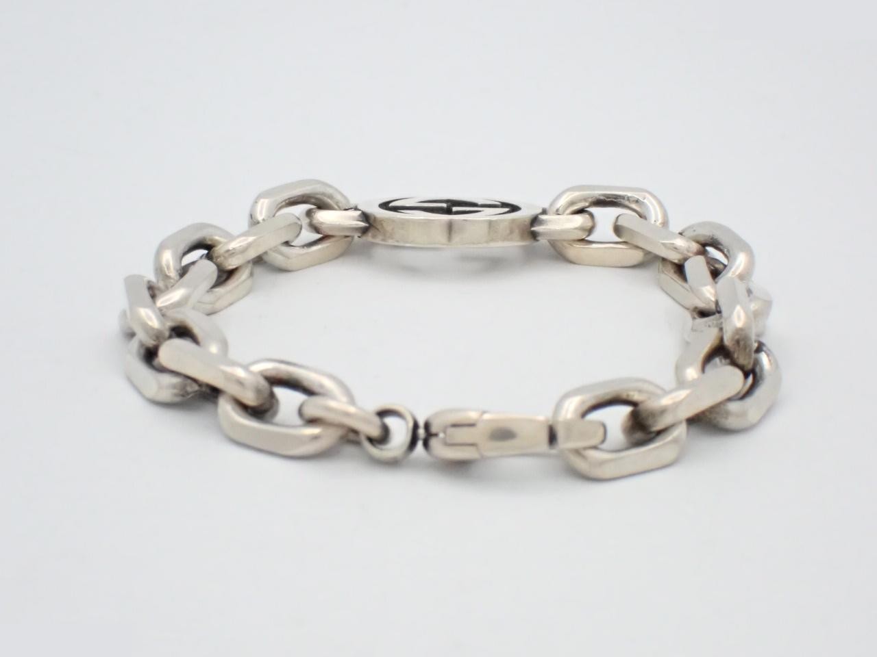 Interlocking G Bracelet, SV925 / 42.8g, Wrist circumference approx. 17cm — view 2