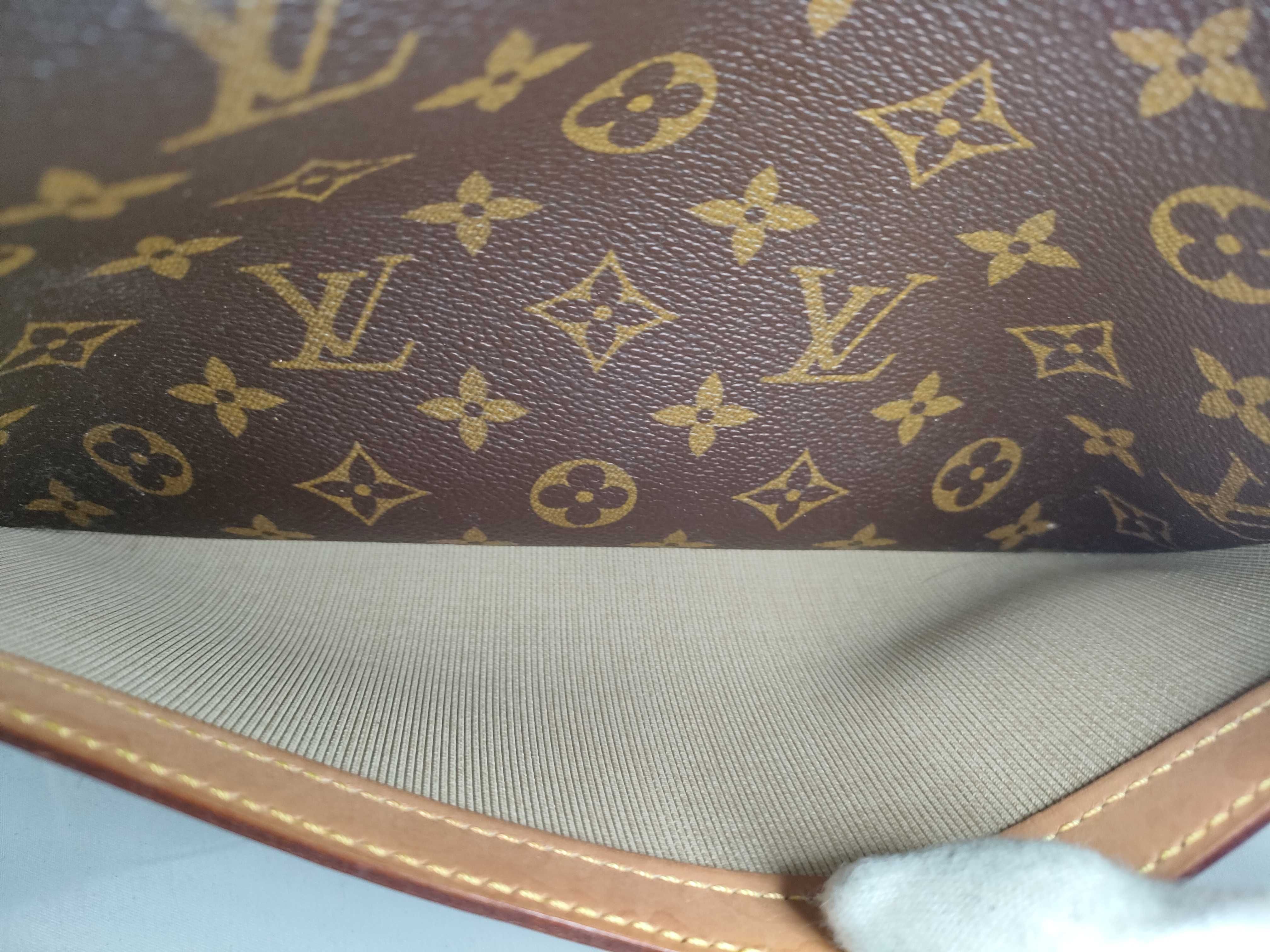 Monogram Vuitton Reporter Shoulder Bag — view 14