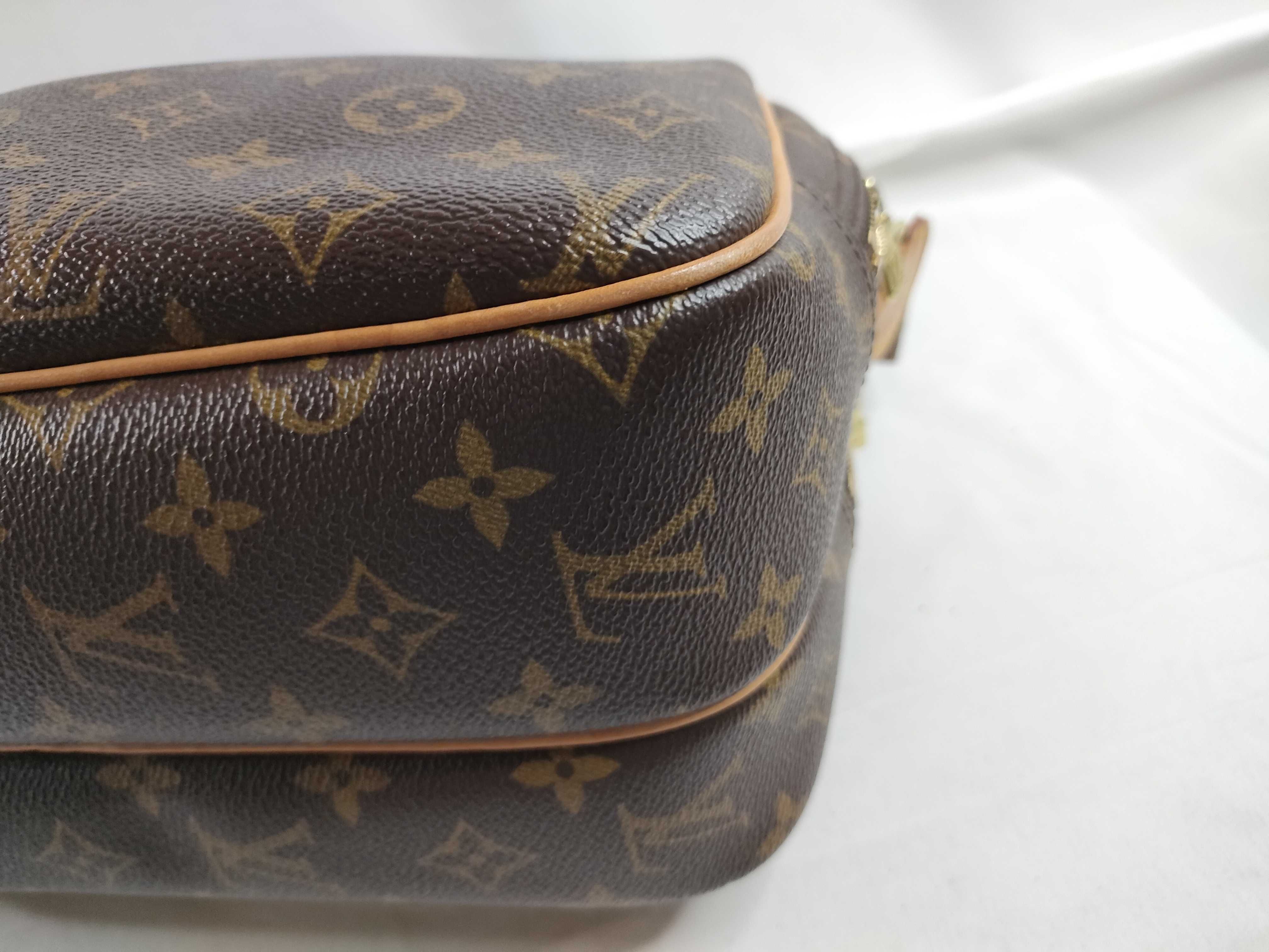 Monogram Vuitton Reporter Shoulder Bag — view 5