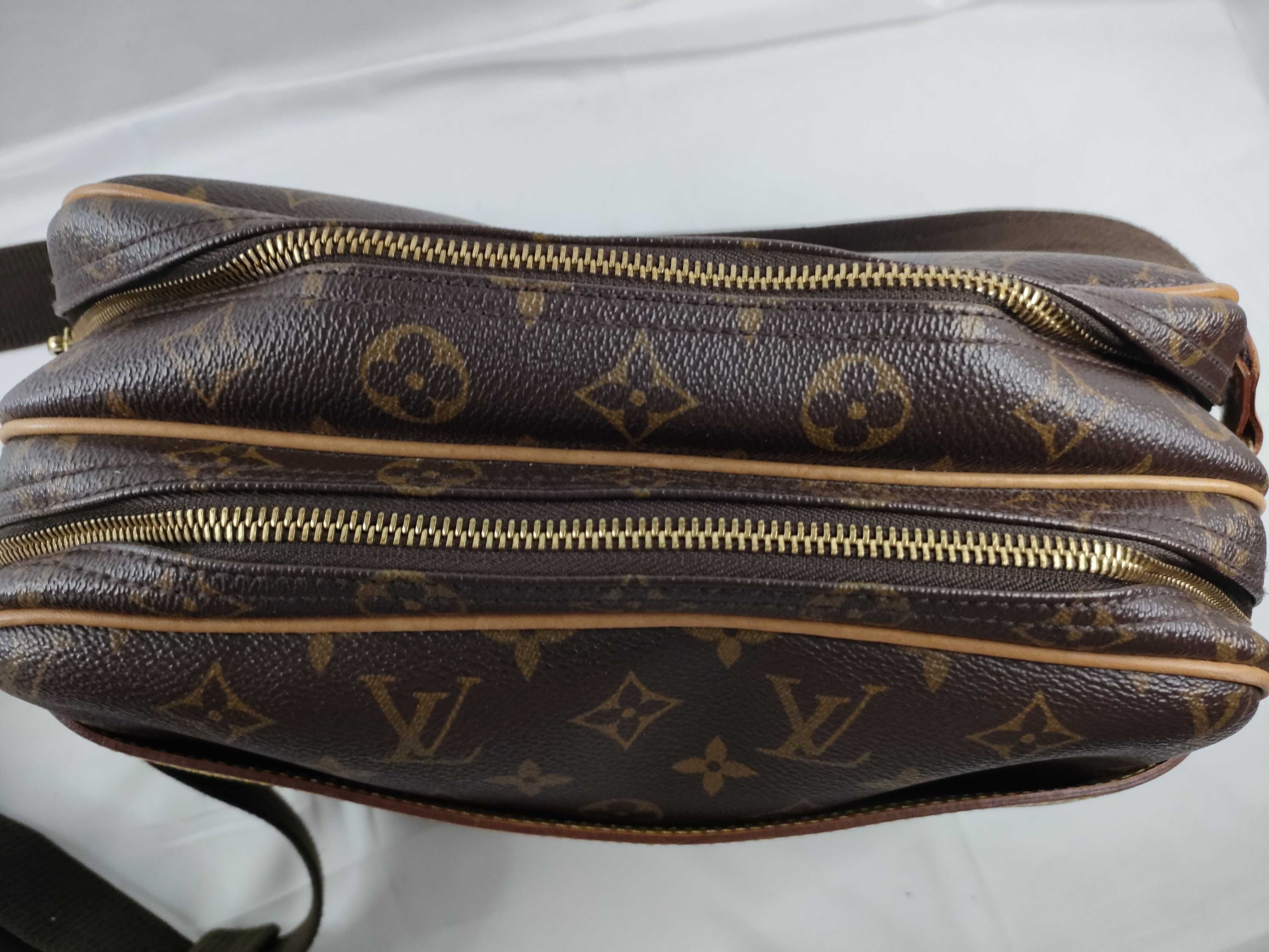 Monogram Vuitton Reporter Shoulder Bag — view 10