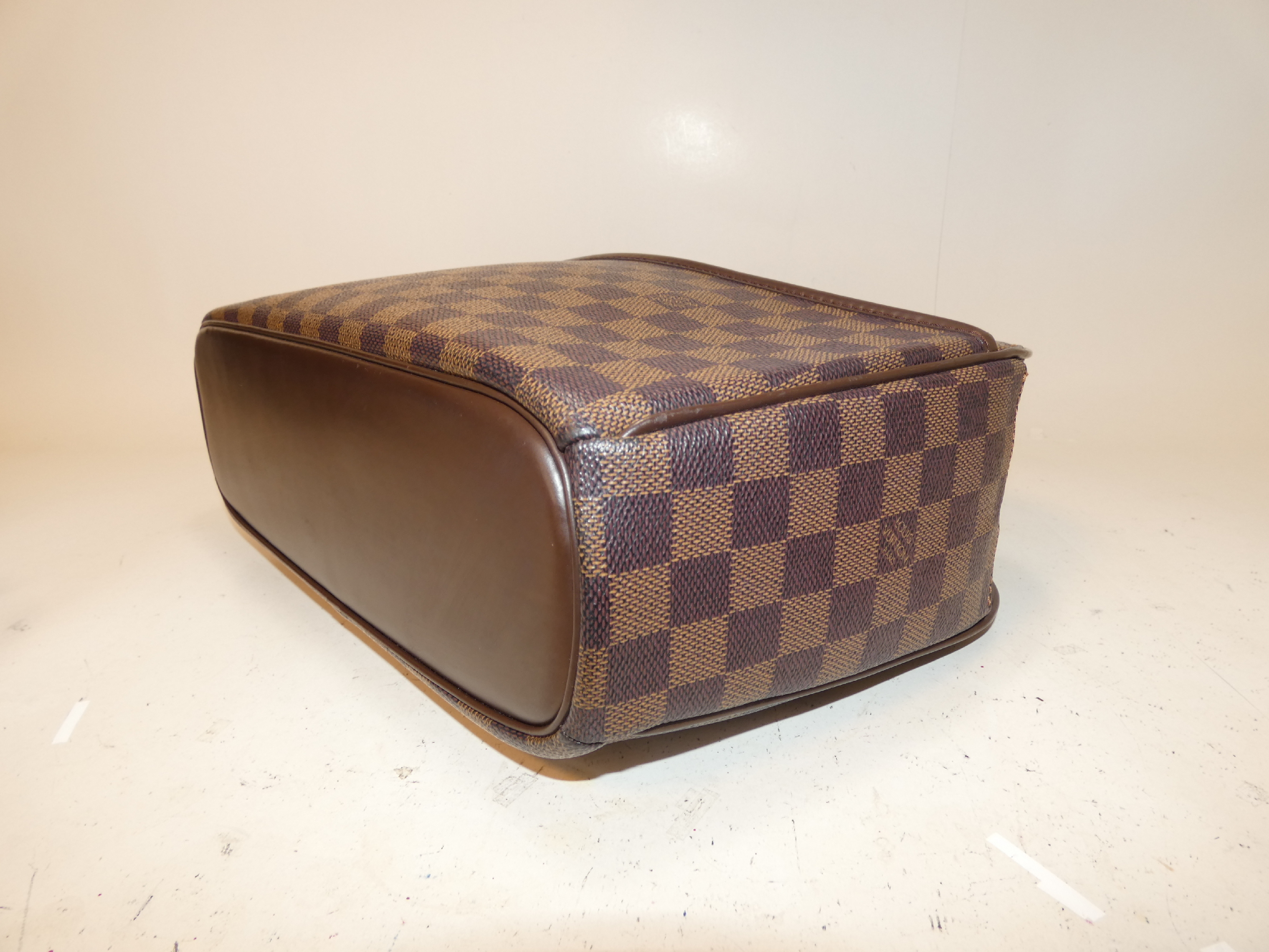 Saria Horizontal Damier Boston Handbag — view 8