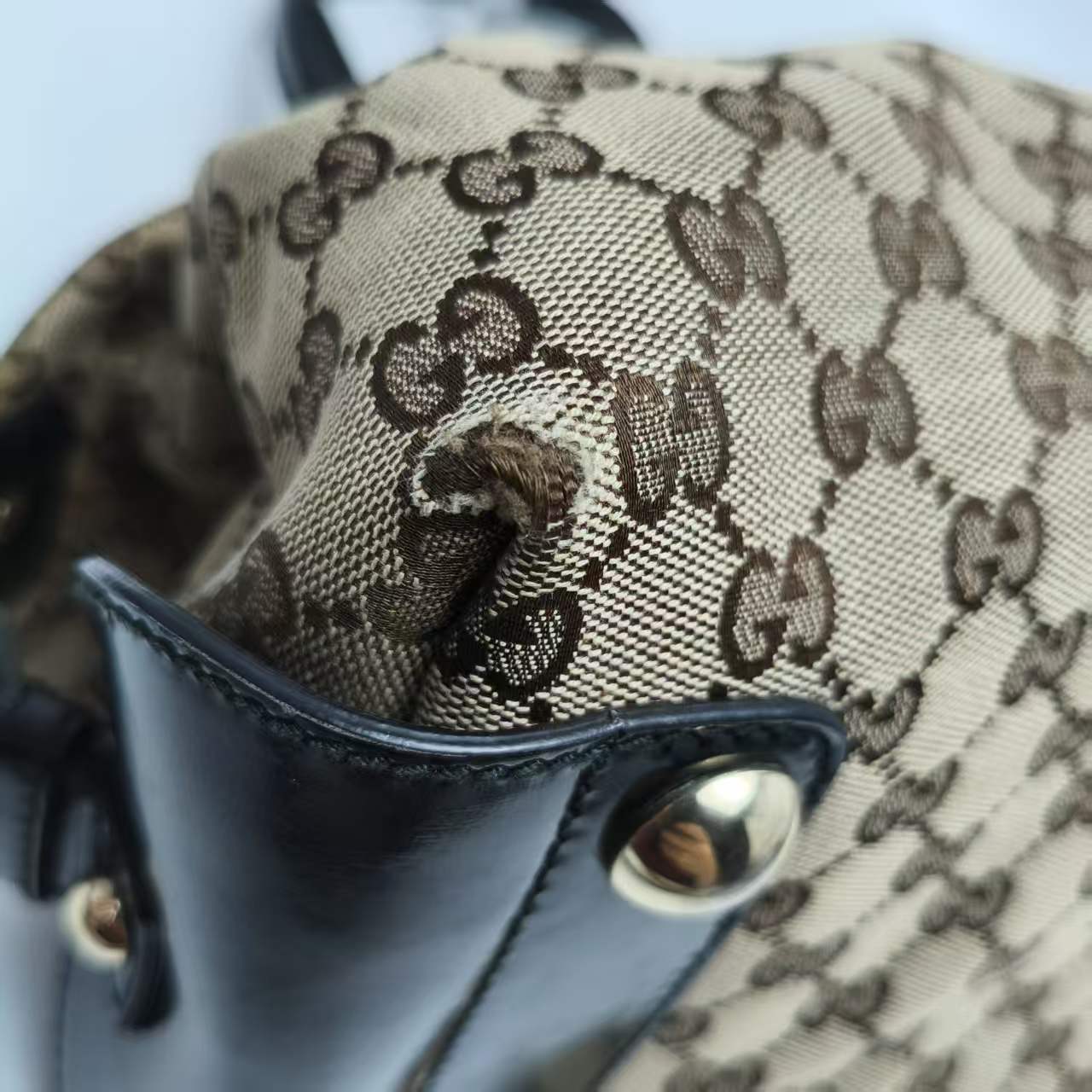【*Shipped from: China*】GUCCI Canvas Handbag 203526 — view 6