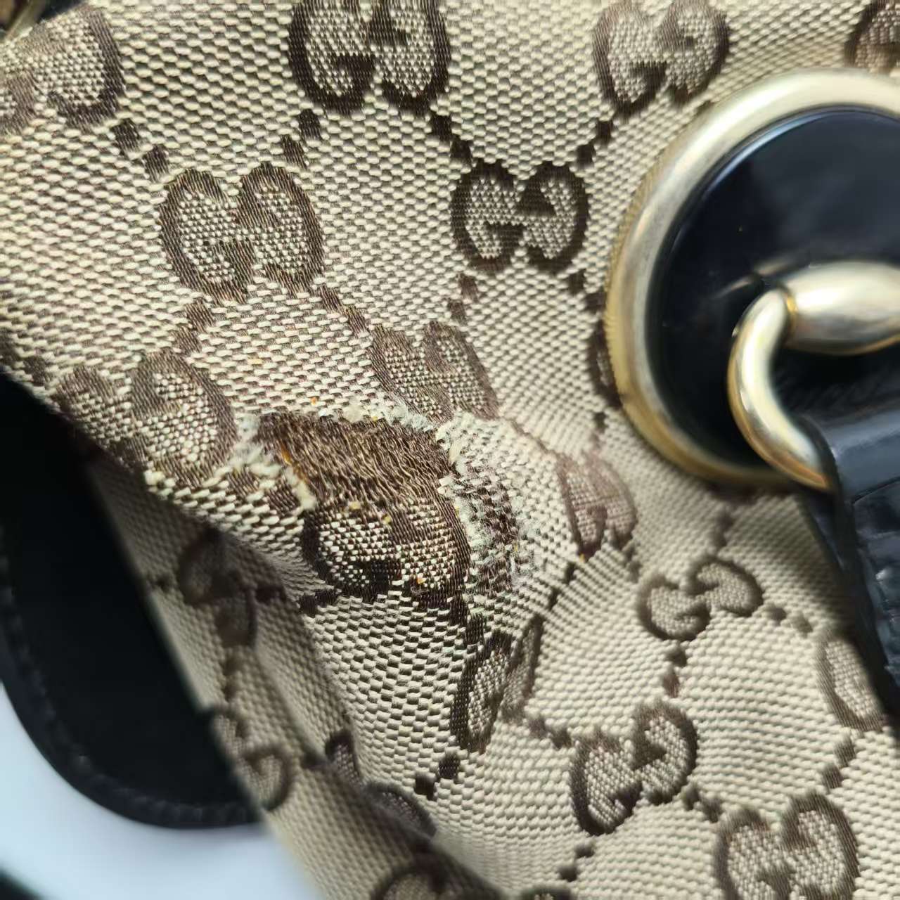 【*Shipped from: China*】GUCCI Canvas Handbag 203526 — view 10