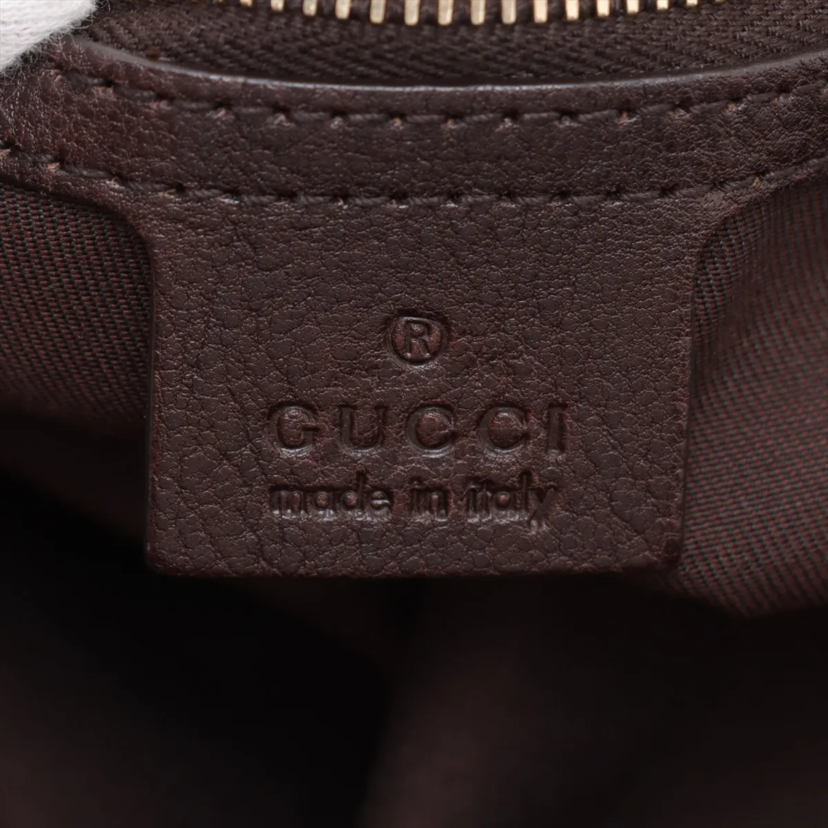 GG Canvas x Leather Shoulder Bag Beige x Brown 203504 — view 9