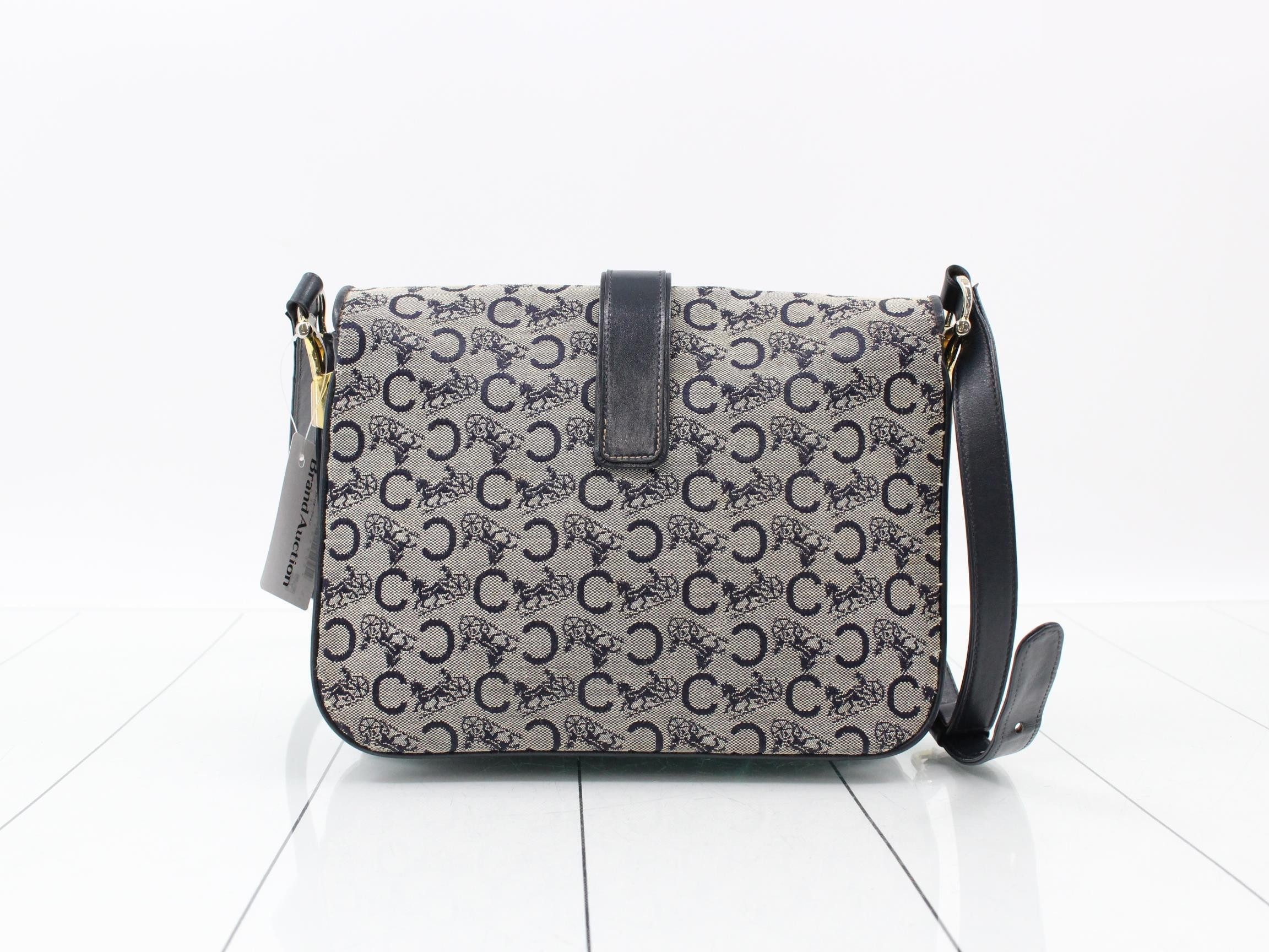 C Macadam Canvas Leather Shoulder Bag — view 2