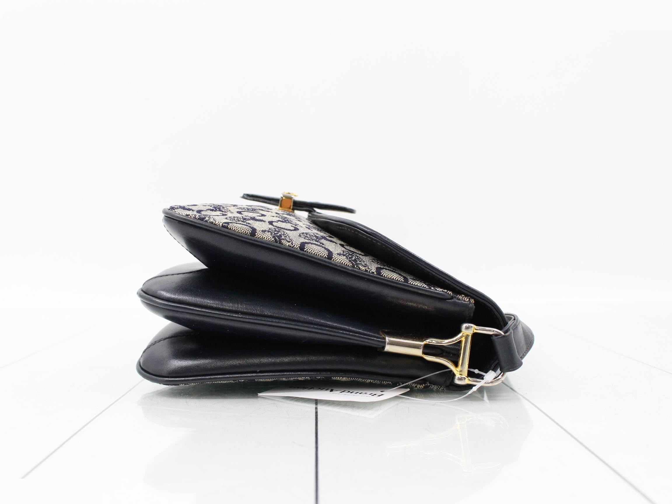 C Macadam Canvas Leather Shoulder Bag — view 3