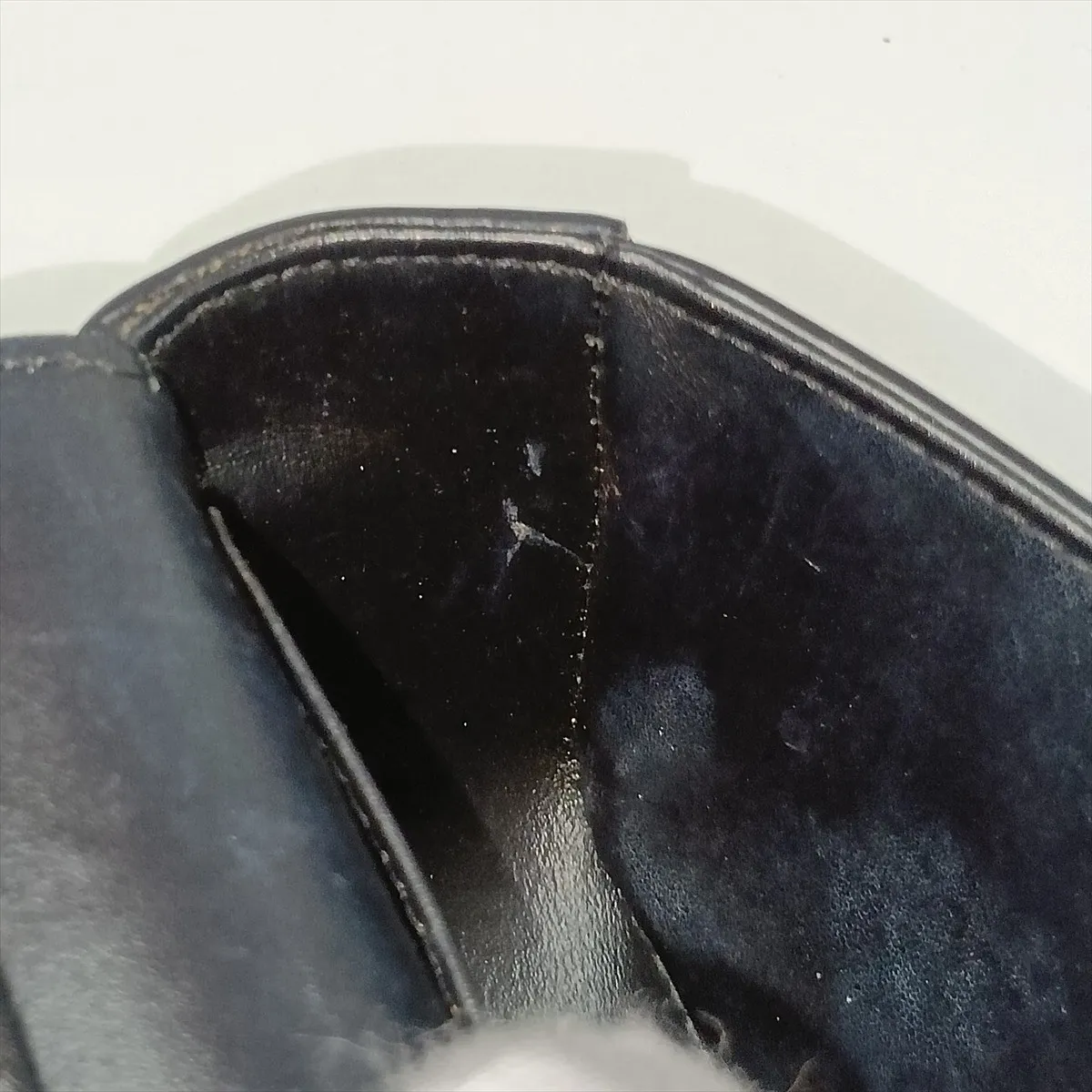 Triomphe Mini Claude Leather Shoulder Bag, Black — view 12