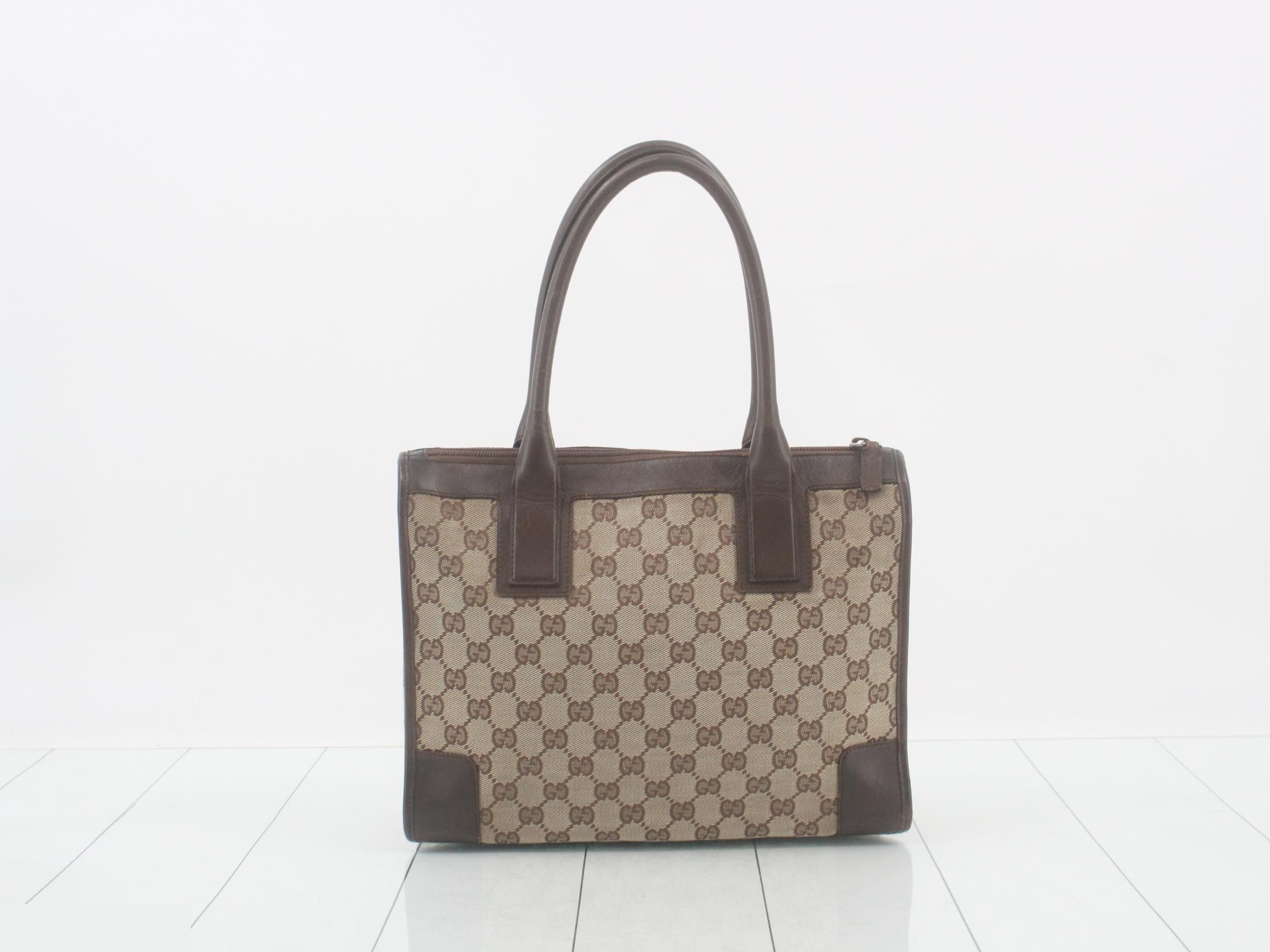 GG Canvas Leather Handbag — view 2