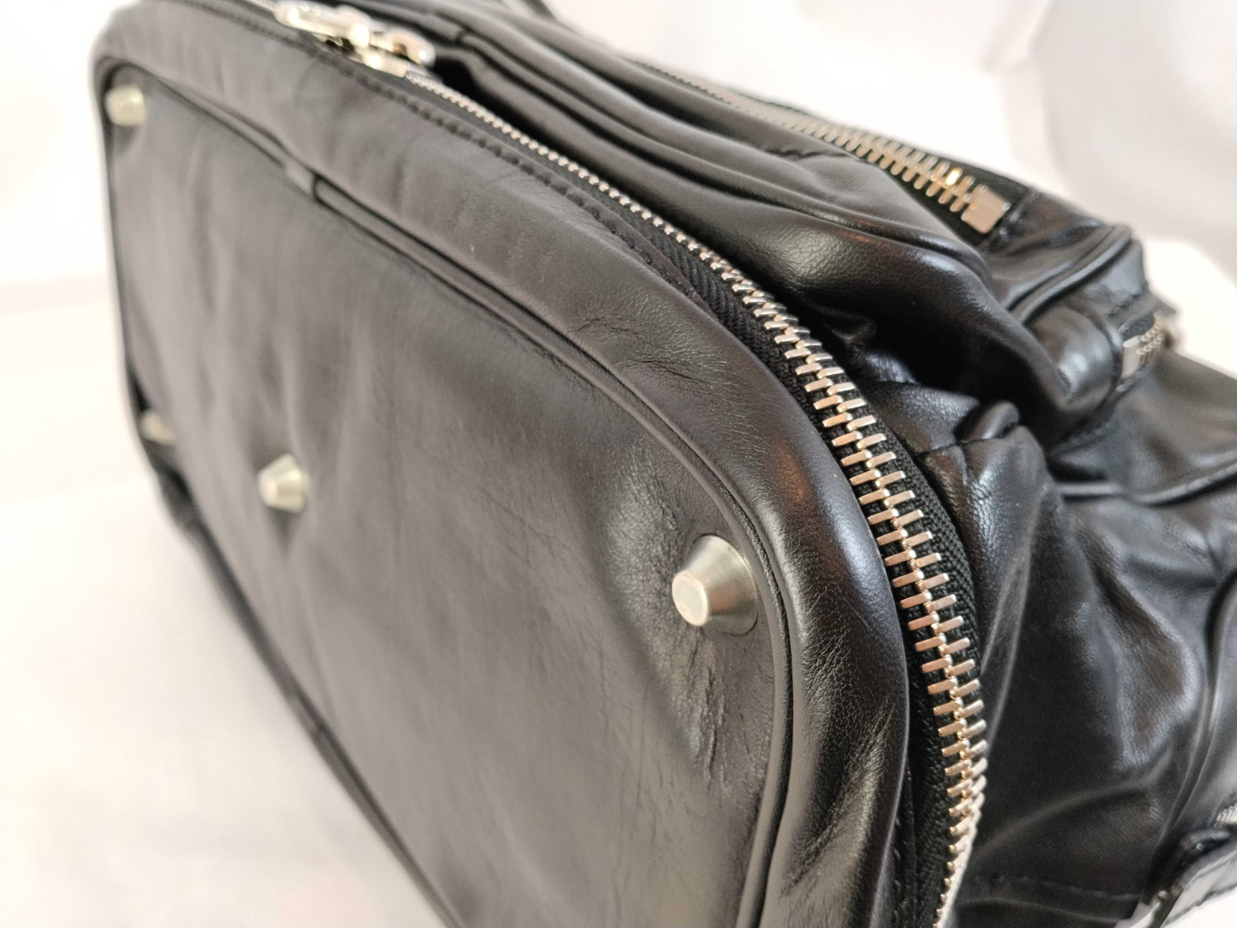 Boston bag / Betty / Leather / Black handbag — view 7