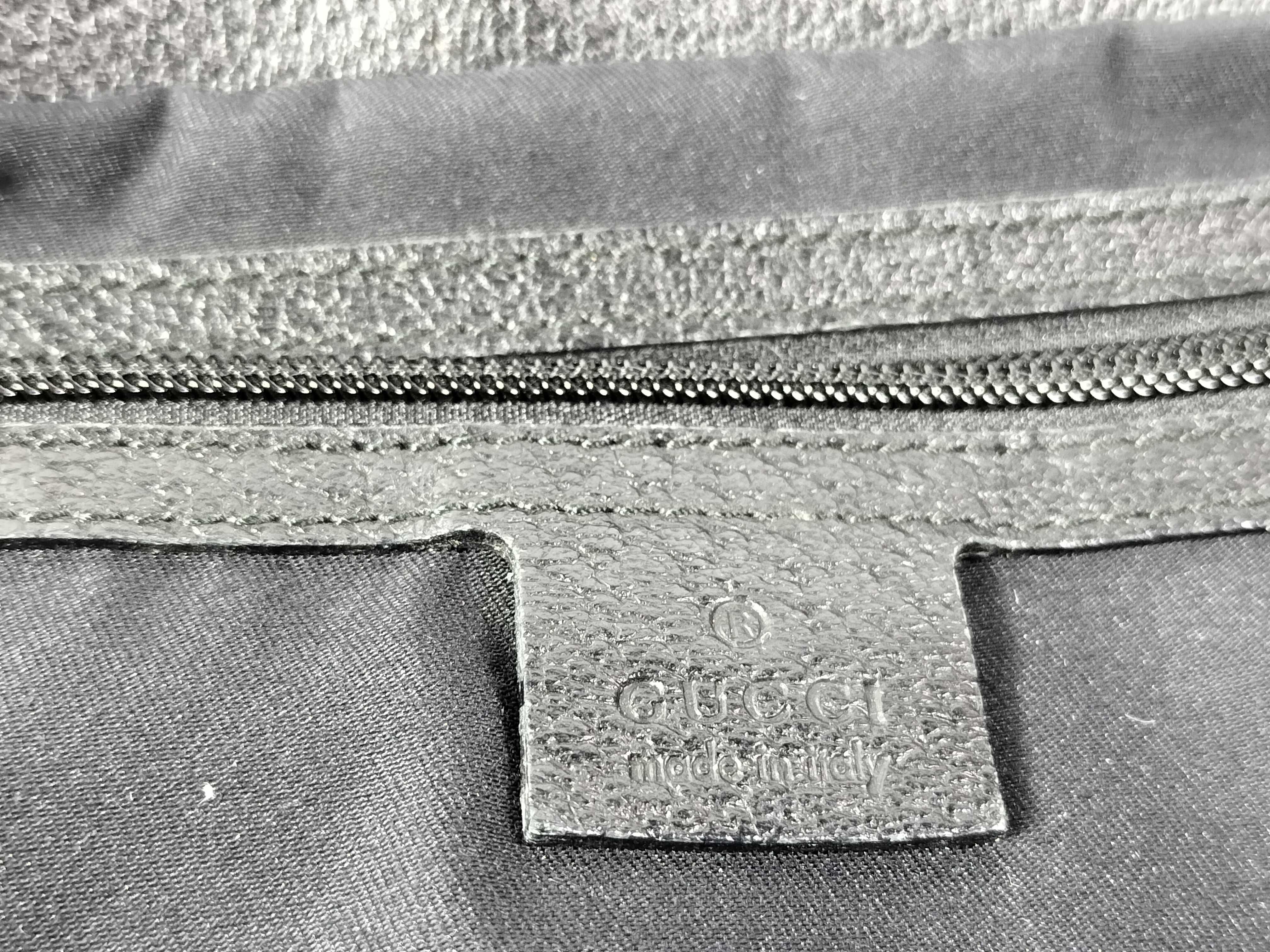 GG Canvas Tote Bag, Gucci Tote Bag, Canvas, Sherry Line, Leather, GG Pattern Tote Bag — view 9
