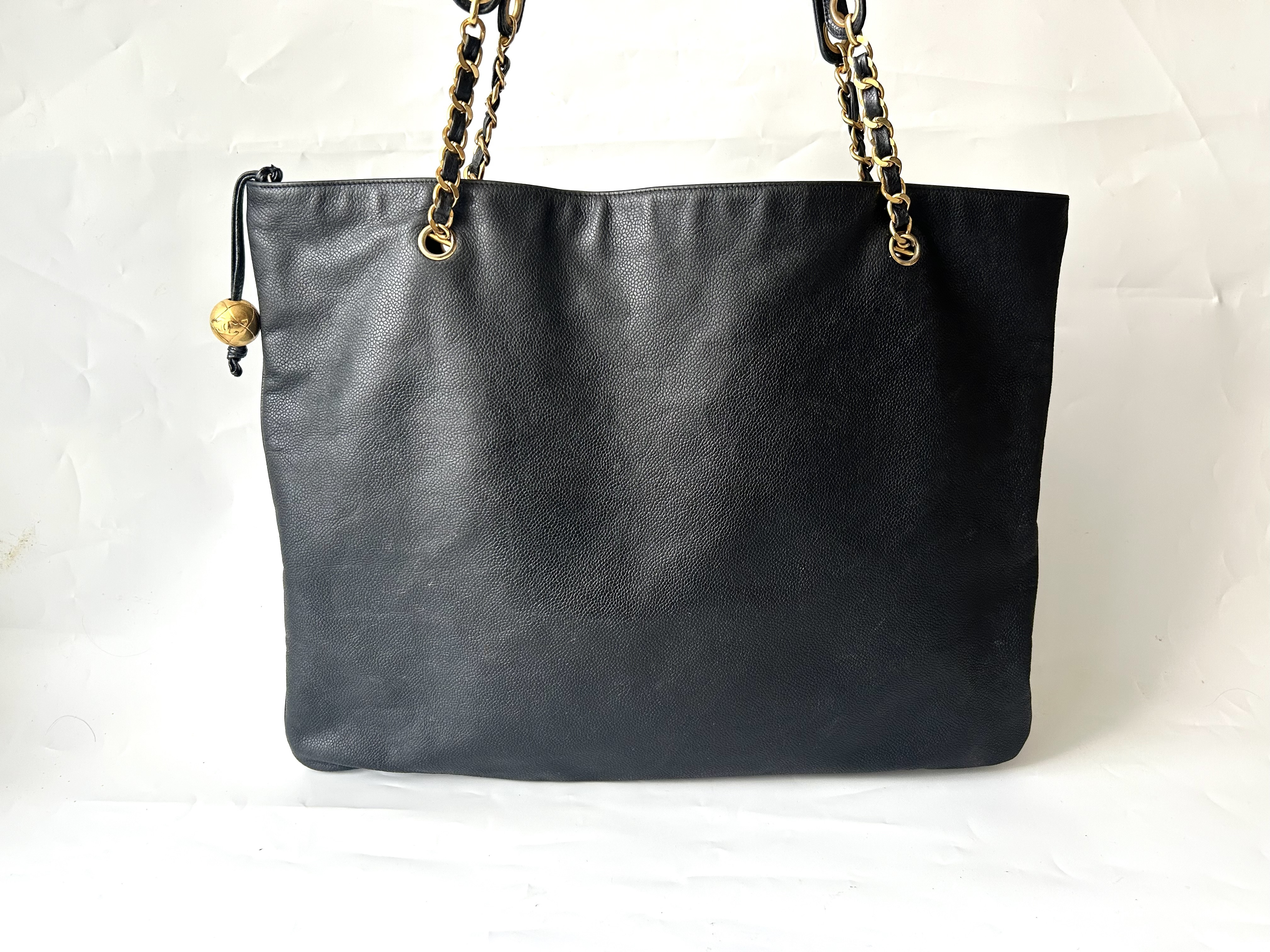 Caviar Skin Large Coco Tote Bag — view 2