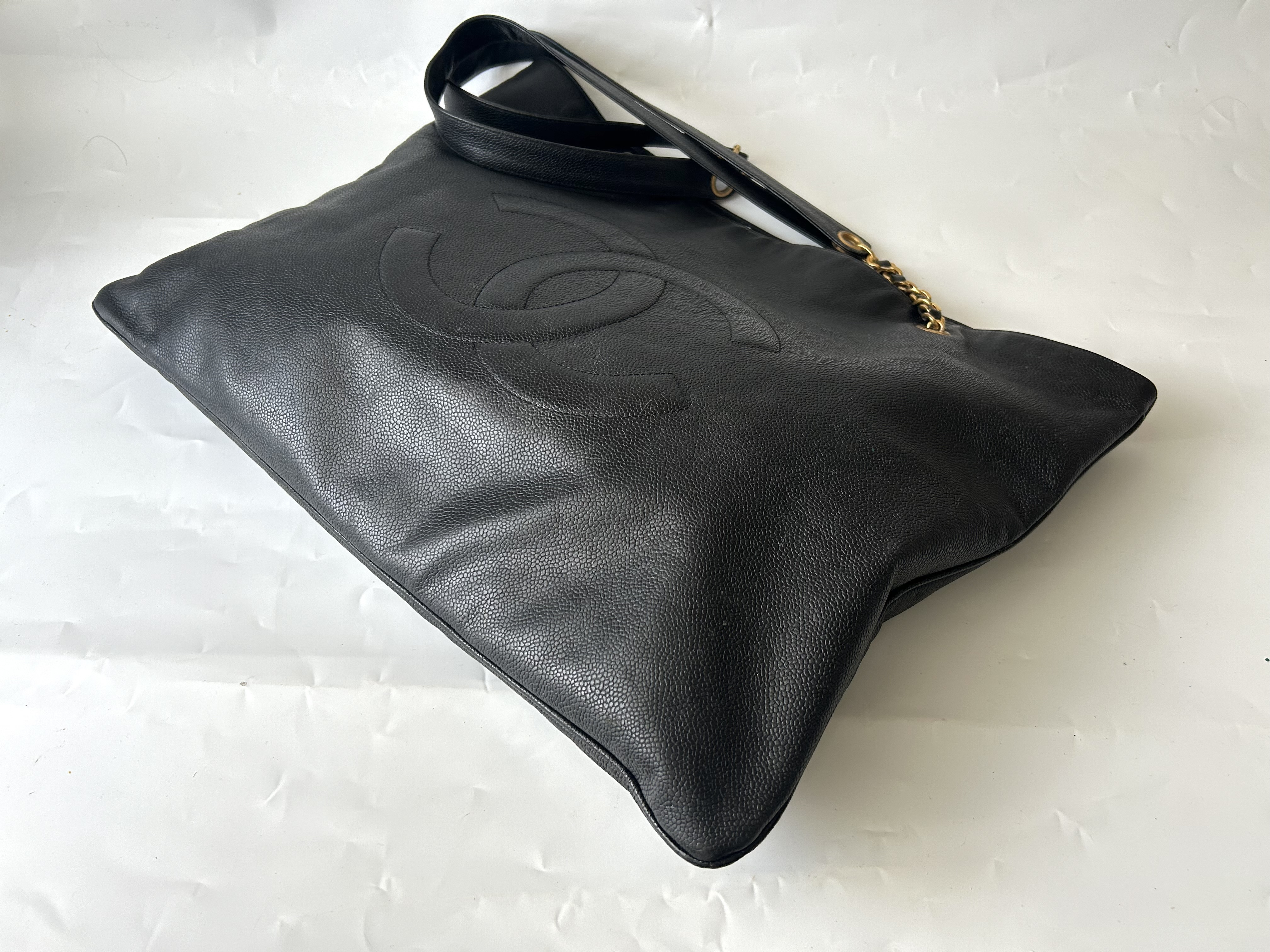 Caviar Skin Large Coco Tote Bag — view 3