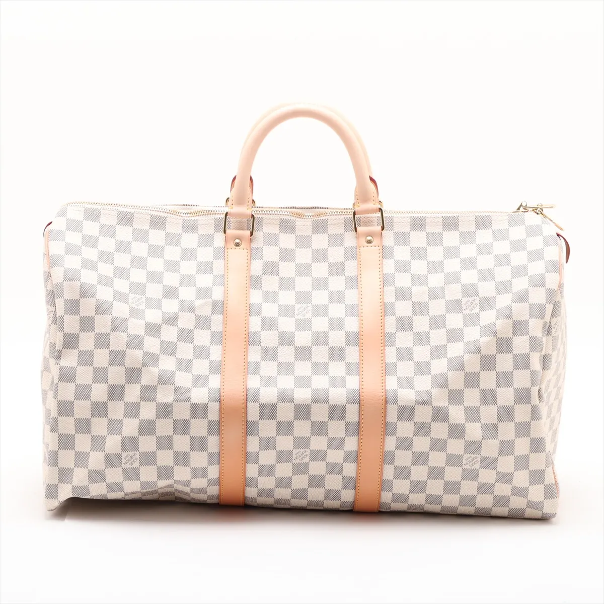 Damier Azur Keepall 50 N41430 MB0047 White — view 2