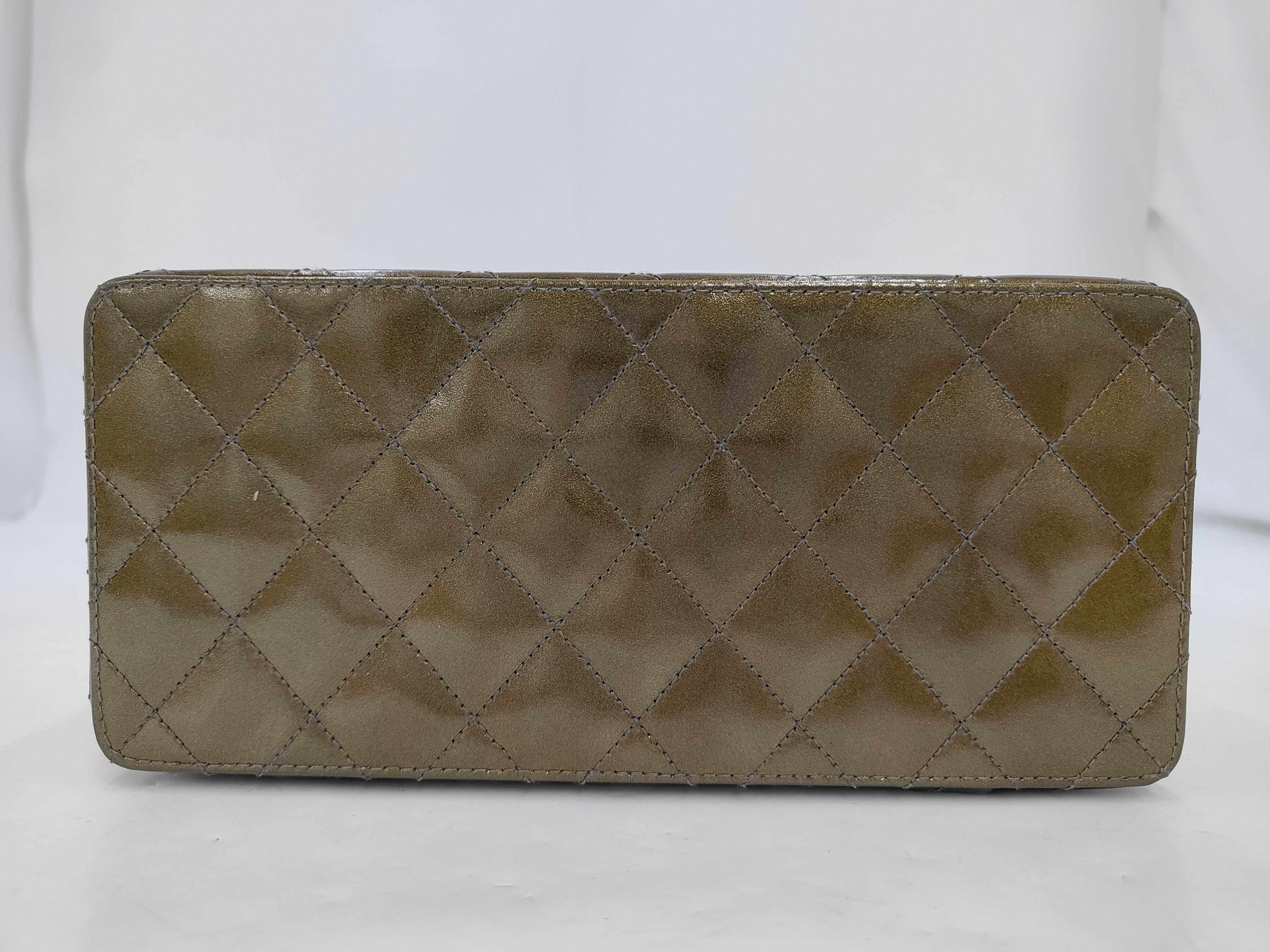 Vintage Vanity Bag, Metallic Green, 3604682, Card, Seal, Pouch — view 7
