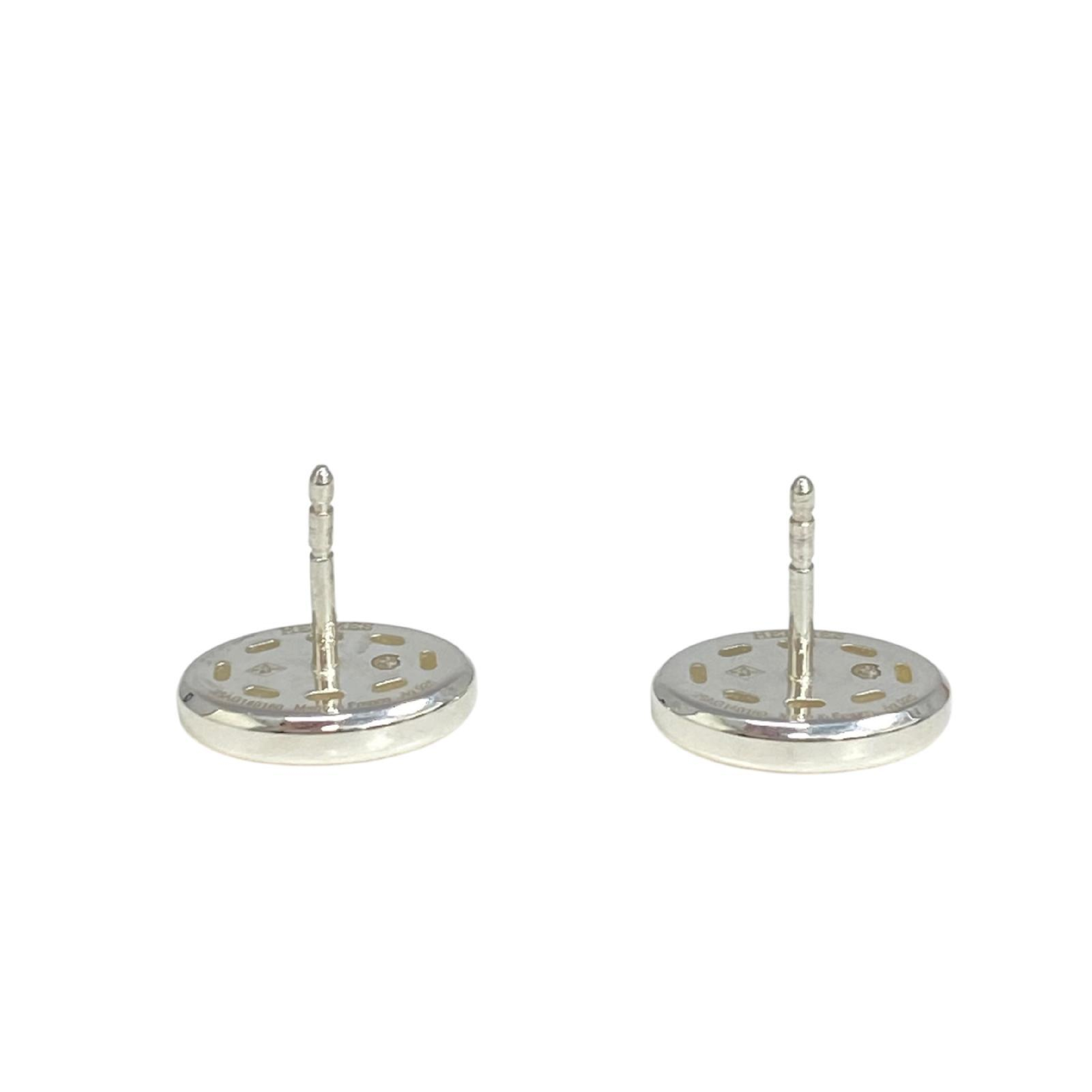 【*Shipped from: Hong Kong*】HERMES ( ) Silver-colored Sterling Silver 925 Earrings — view 5