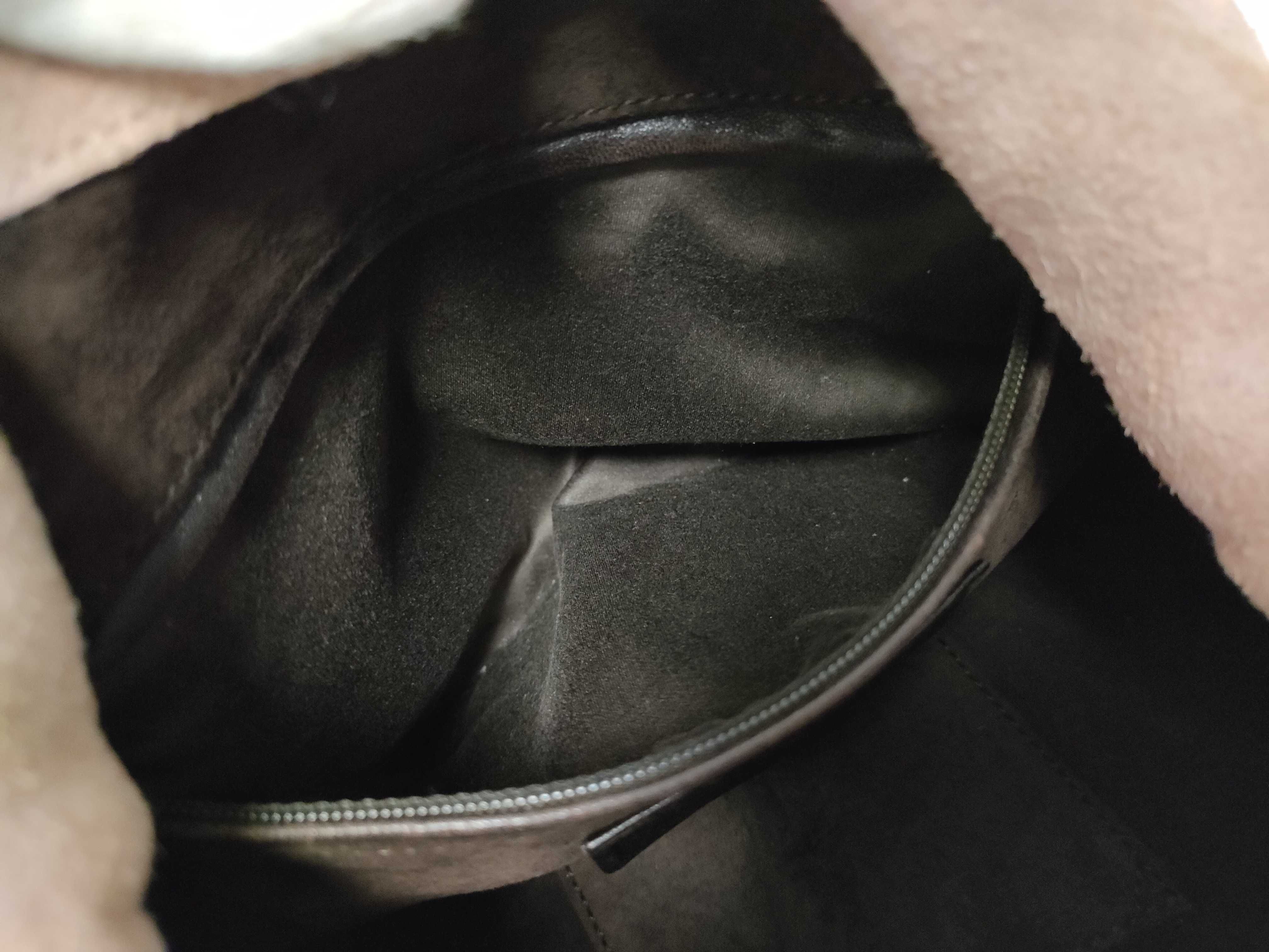 Rive Gauche Nadja (Tom Ford era) Suede Rose One-Shoulder Bag — view 11