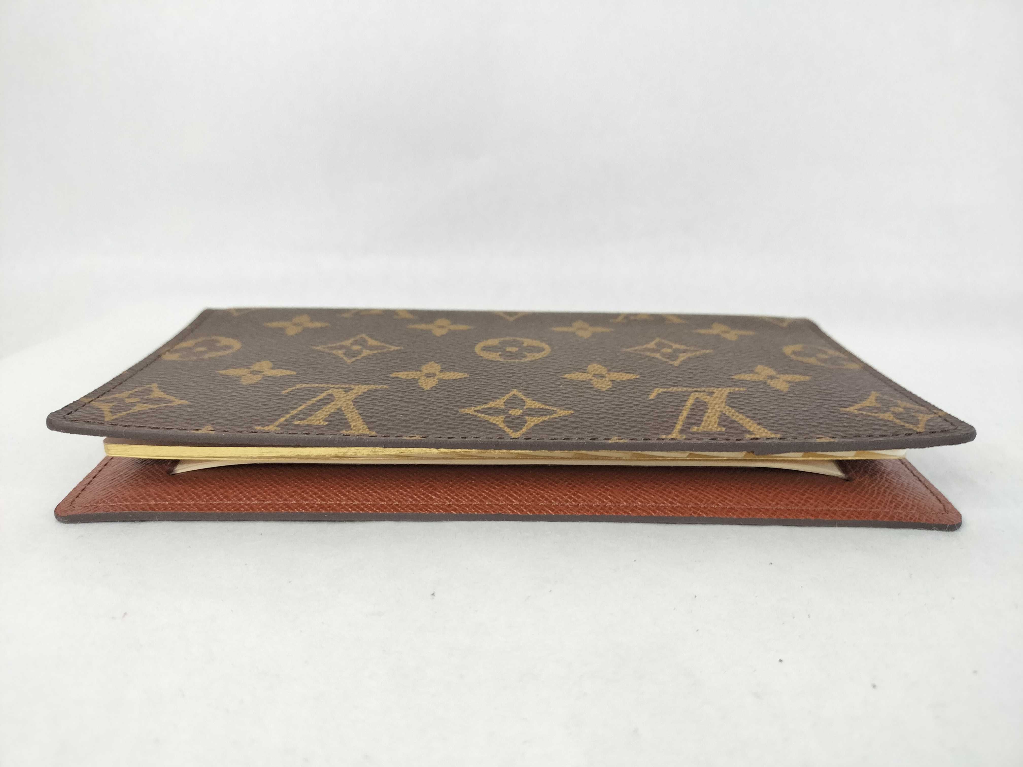 Monogram Agenda Horizontal/Refillable Notebook Cover — view 4