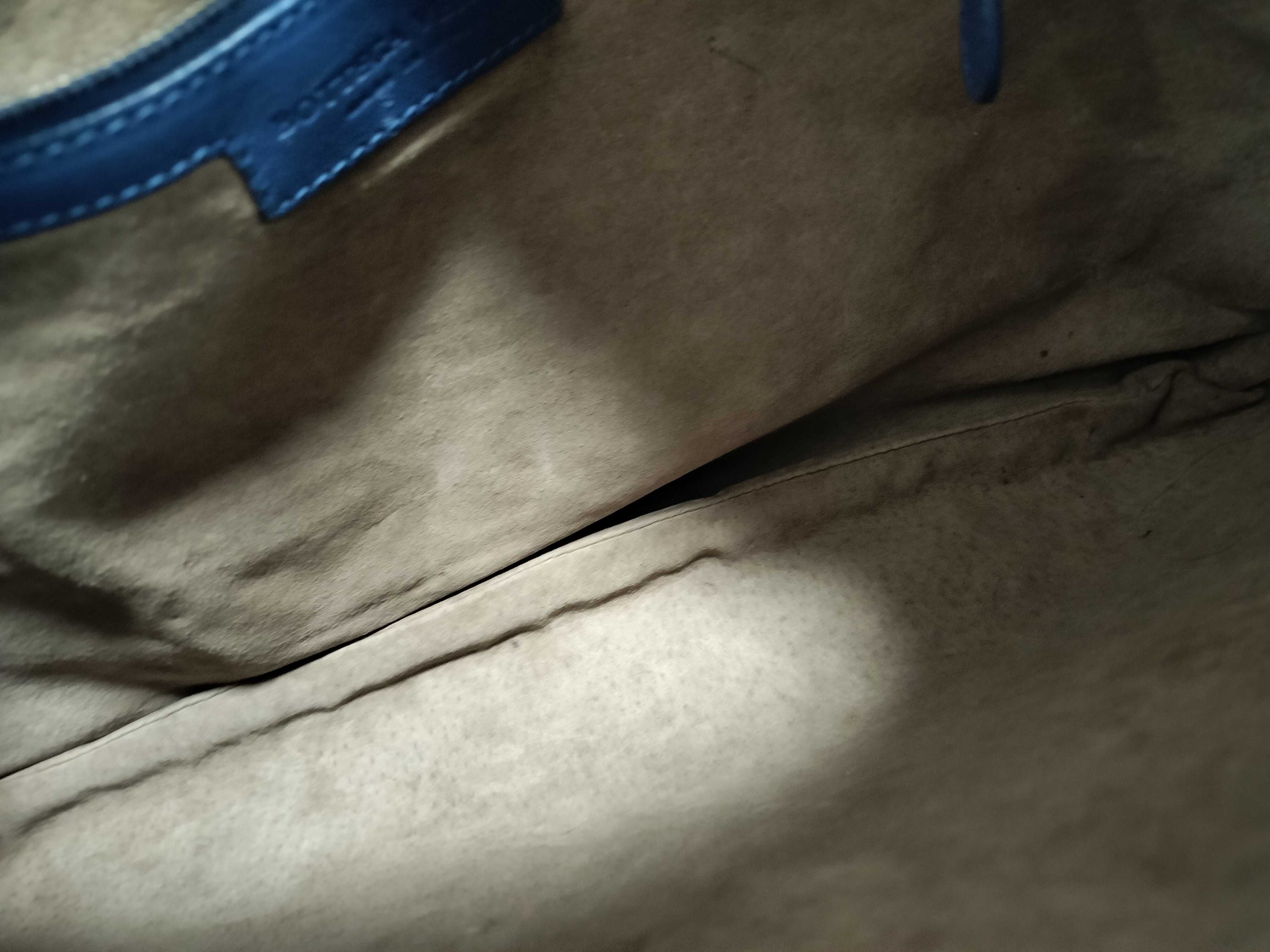 Intrecciato PH - Intrecciato Hobo Bag Blue Leather Handbag — view 10