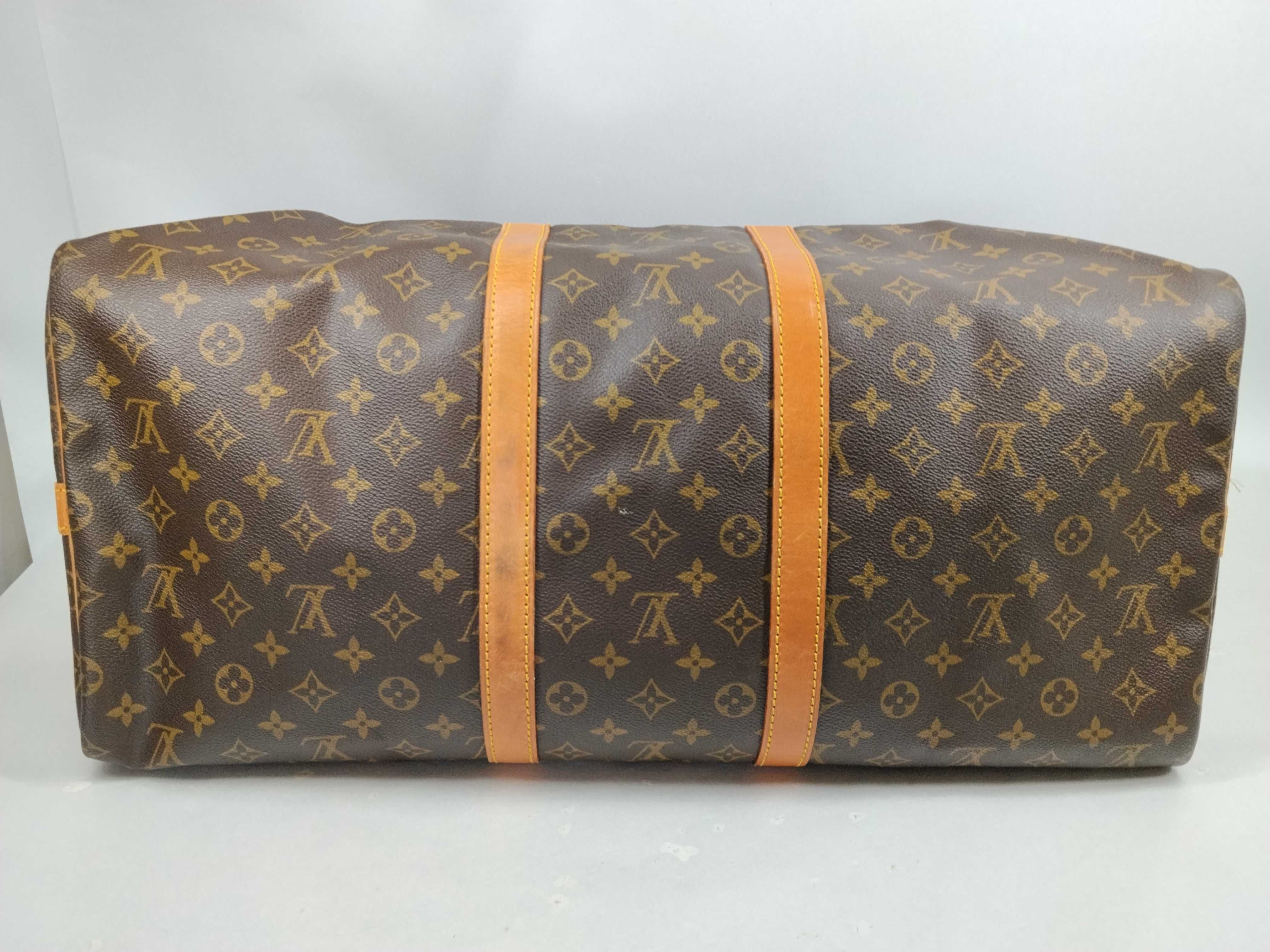 Monogram Keepall Bandoulière 55 Boston Bag — view 12