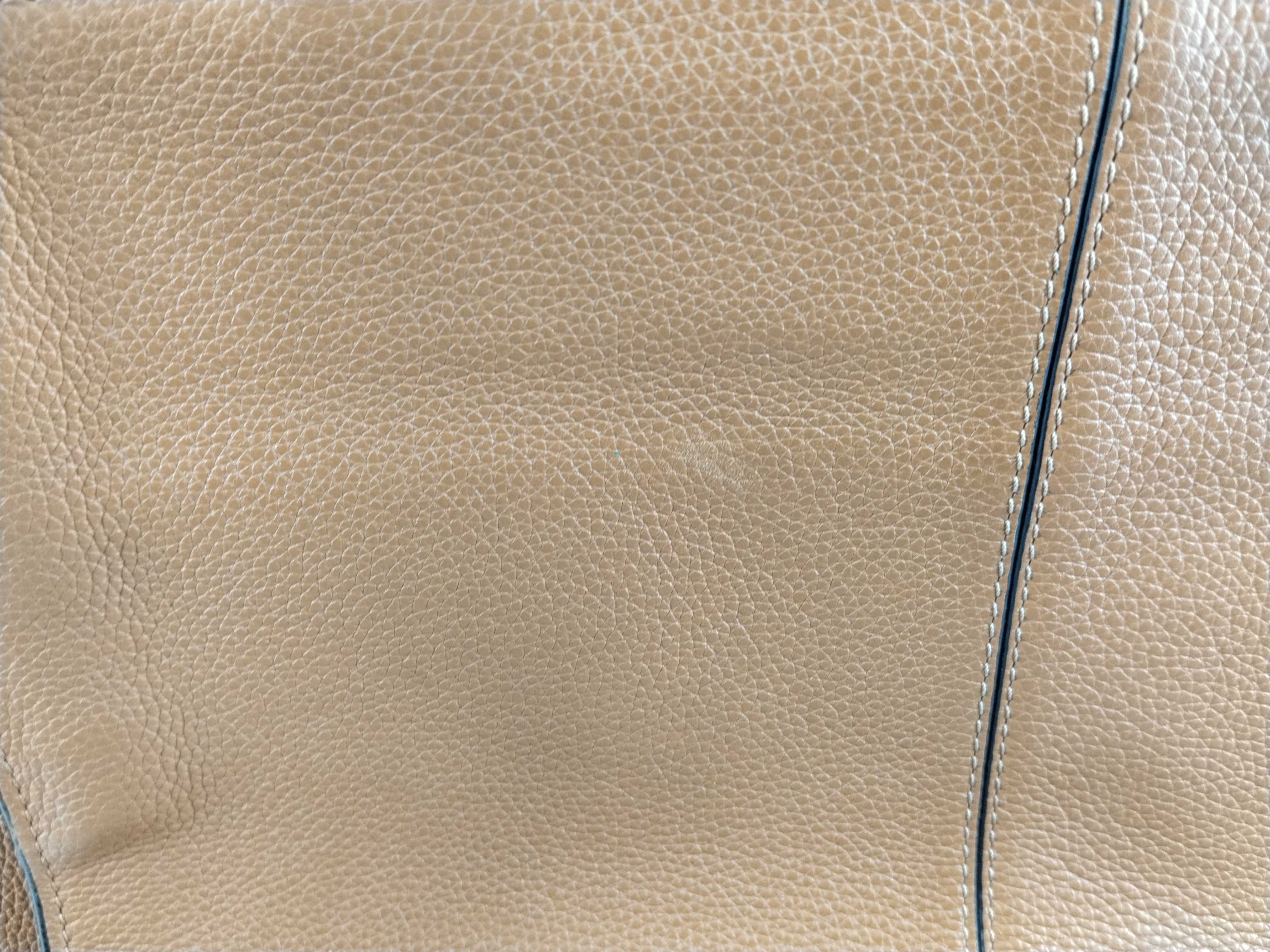 Anagram Cushion Leather Tote Bag, Brown Tote Bag — view 12