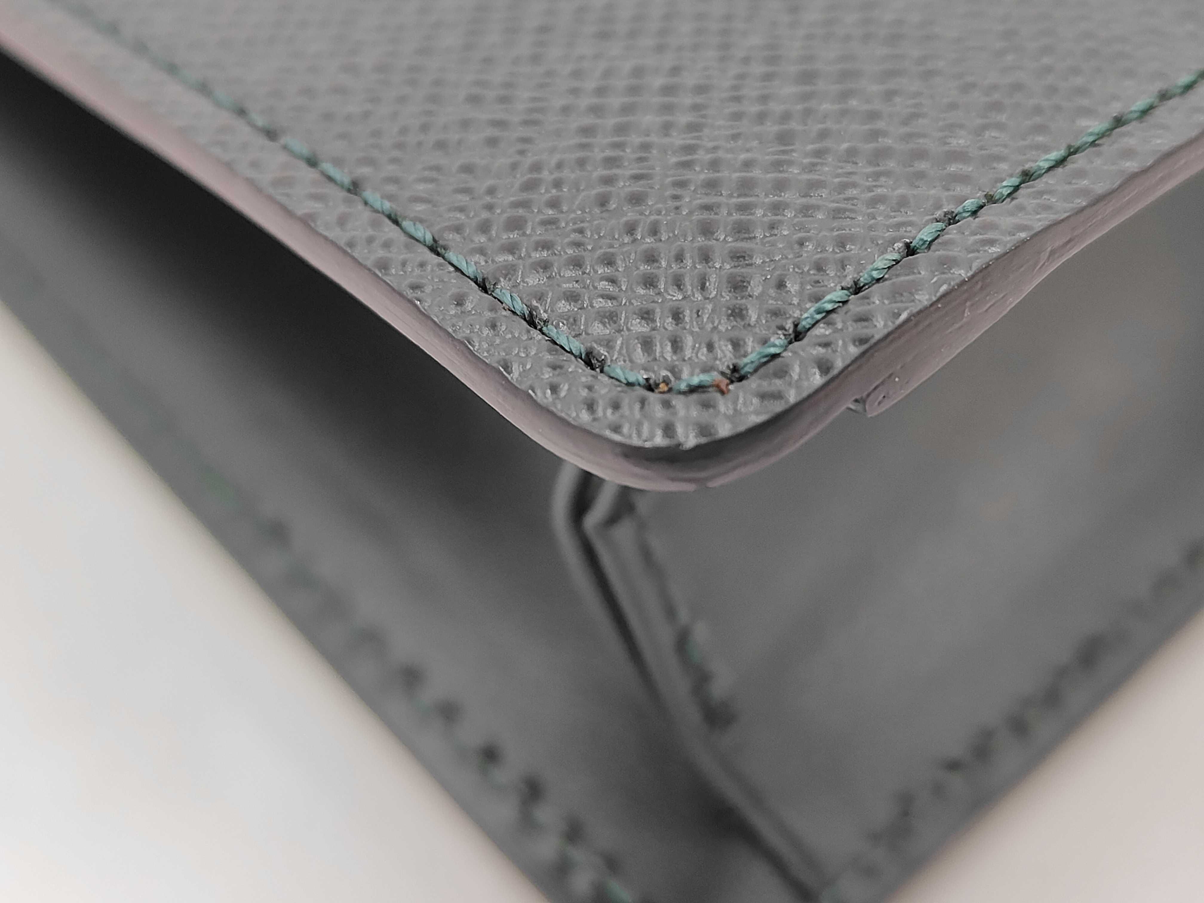 Taiga Leather Second Bag (Green) — view 5