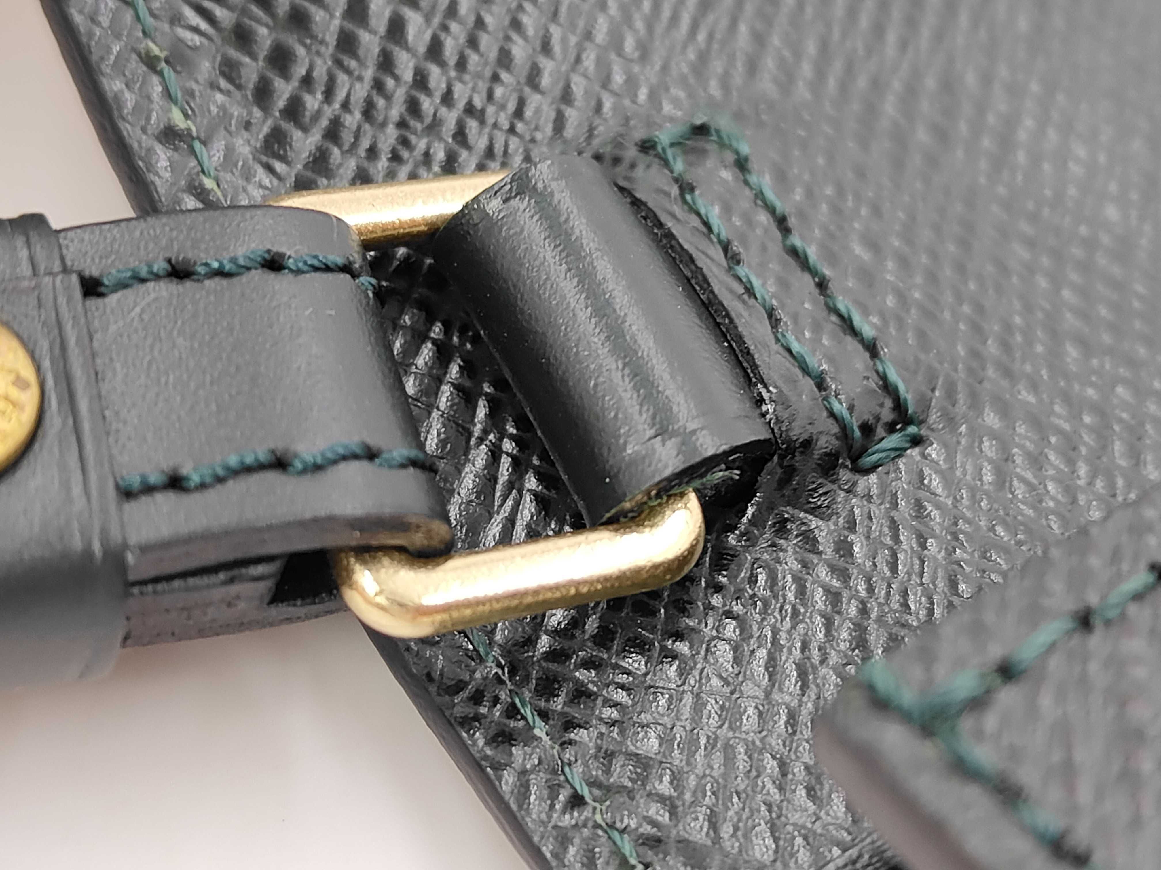 Taiga Leather Second Bag (Green) — view 7