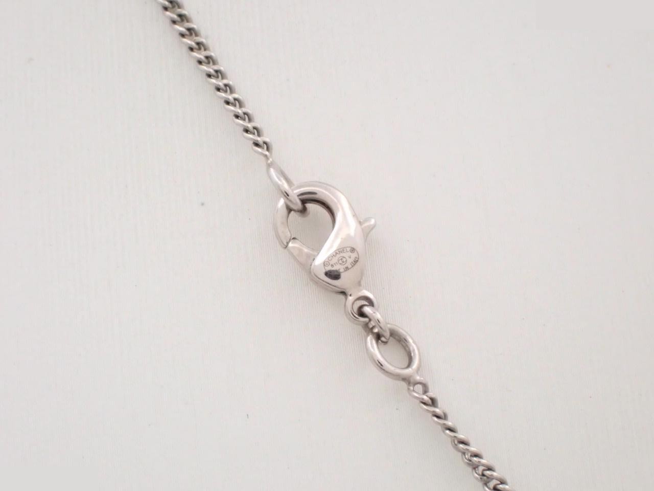 B11V Necklace, Coco Mark, Rhinestone, Chain approx. 42cm — view 2