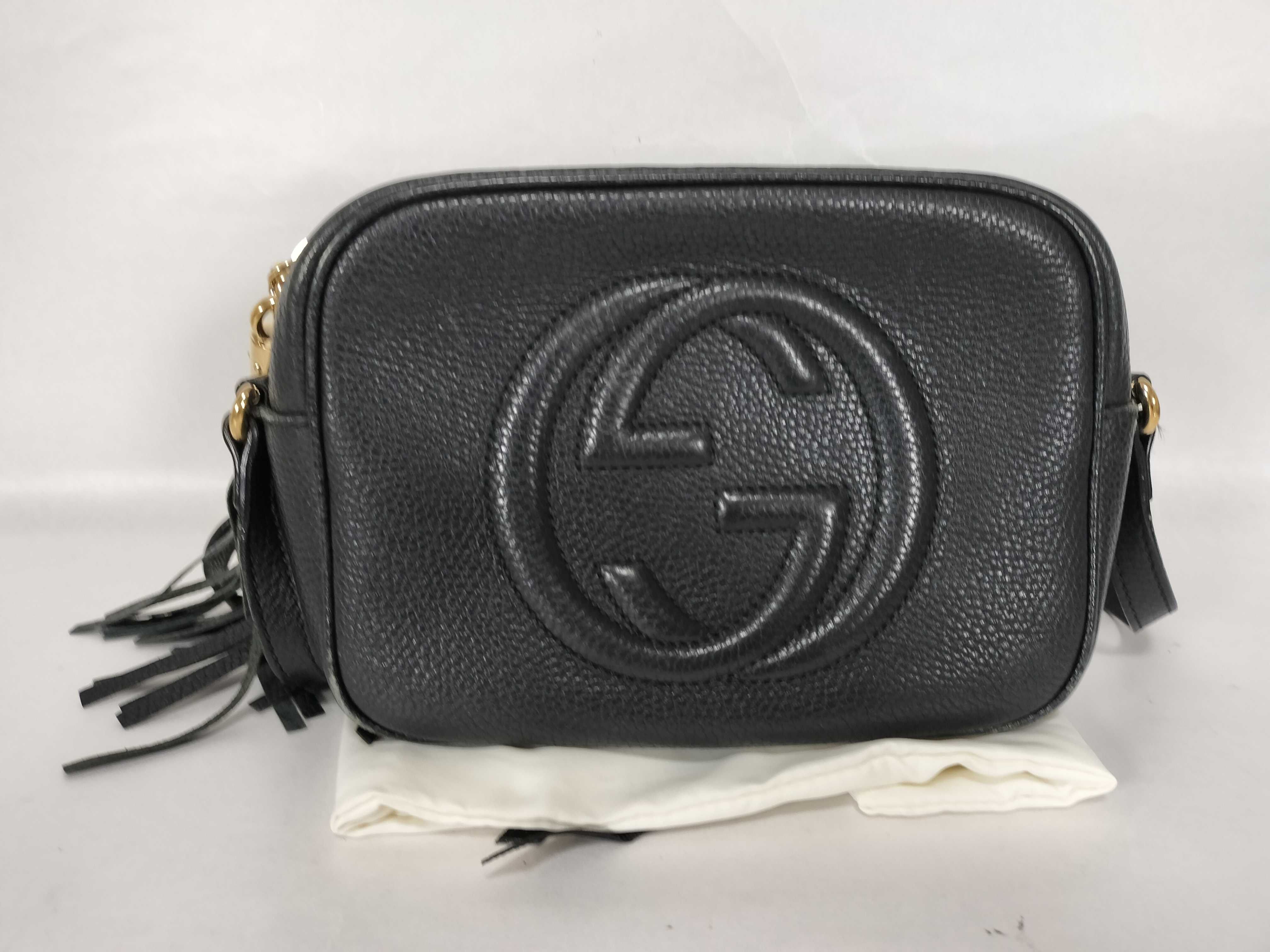 Soho Small Disco Camera Bag, Black Shoulder Bag