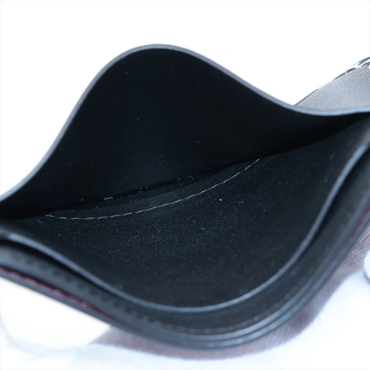 Must de Cartier Leather Card Case, Black — view 3